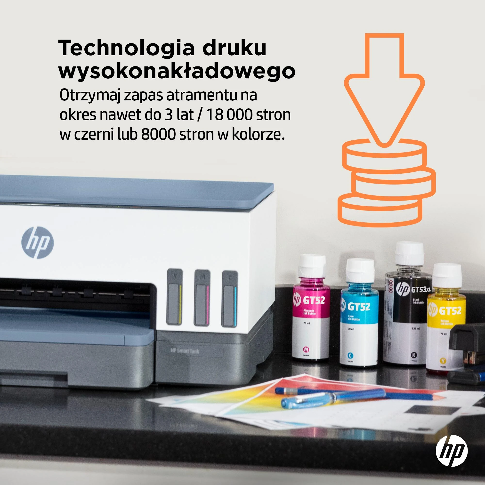 Daugiafunkcis Spausdintuvas - HP Smart Tank 725 A4 4800x1200 DPI 15ppm Wi-Fi