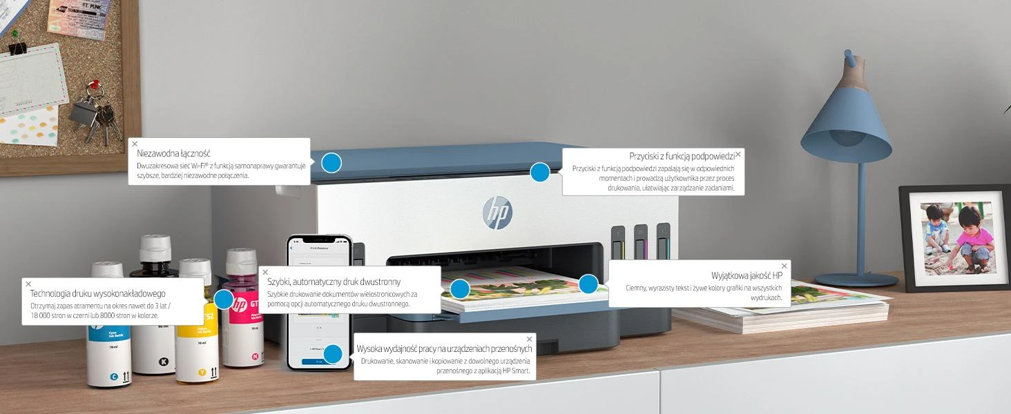 Daugiafunkcis Spausdintuvas - HP Smart Tank 725 A4 4800x1200 DPI 15ppm Wi-Fi
