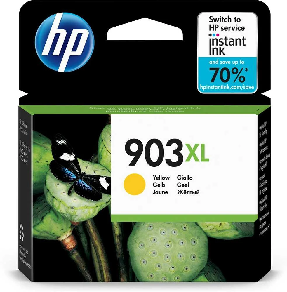 Hewlett Packard (HP) HP 903XL (T6M11AE) Rašalinė kasetė, Geltona