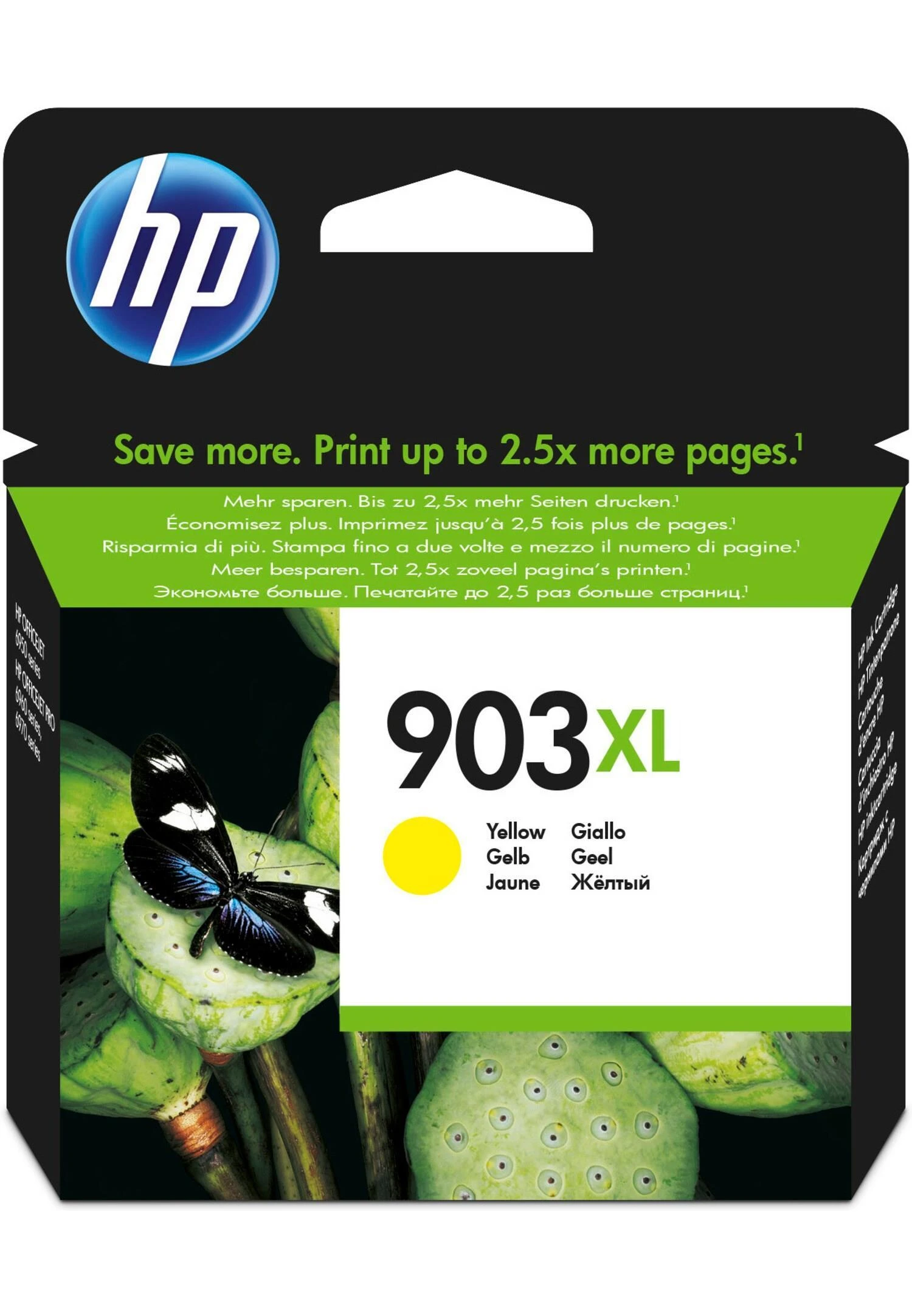 Hewlett Packard (HP) HP 903XL didelio našumo Geltona originali rašalo kasetė (825 puslapiai)