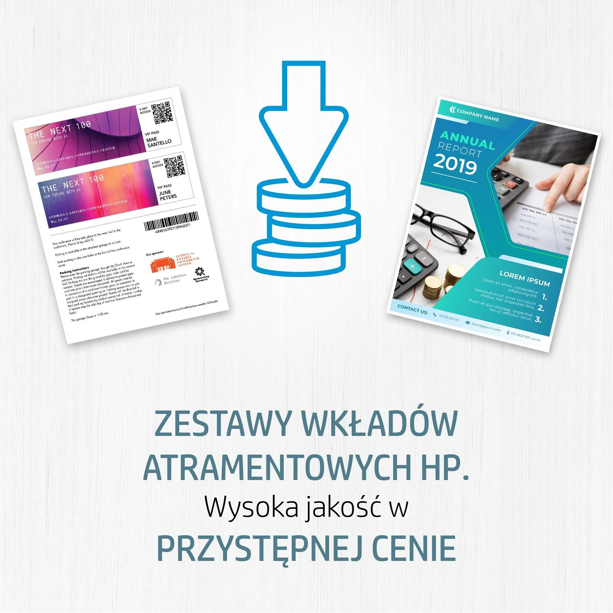 Hewlett Packard (HP) Hewlett-Packard kasečių rinkinys 912 (6ZC74AE), juoda, žydra, purpurinė, geltona kasetė