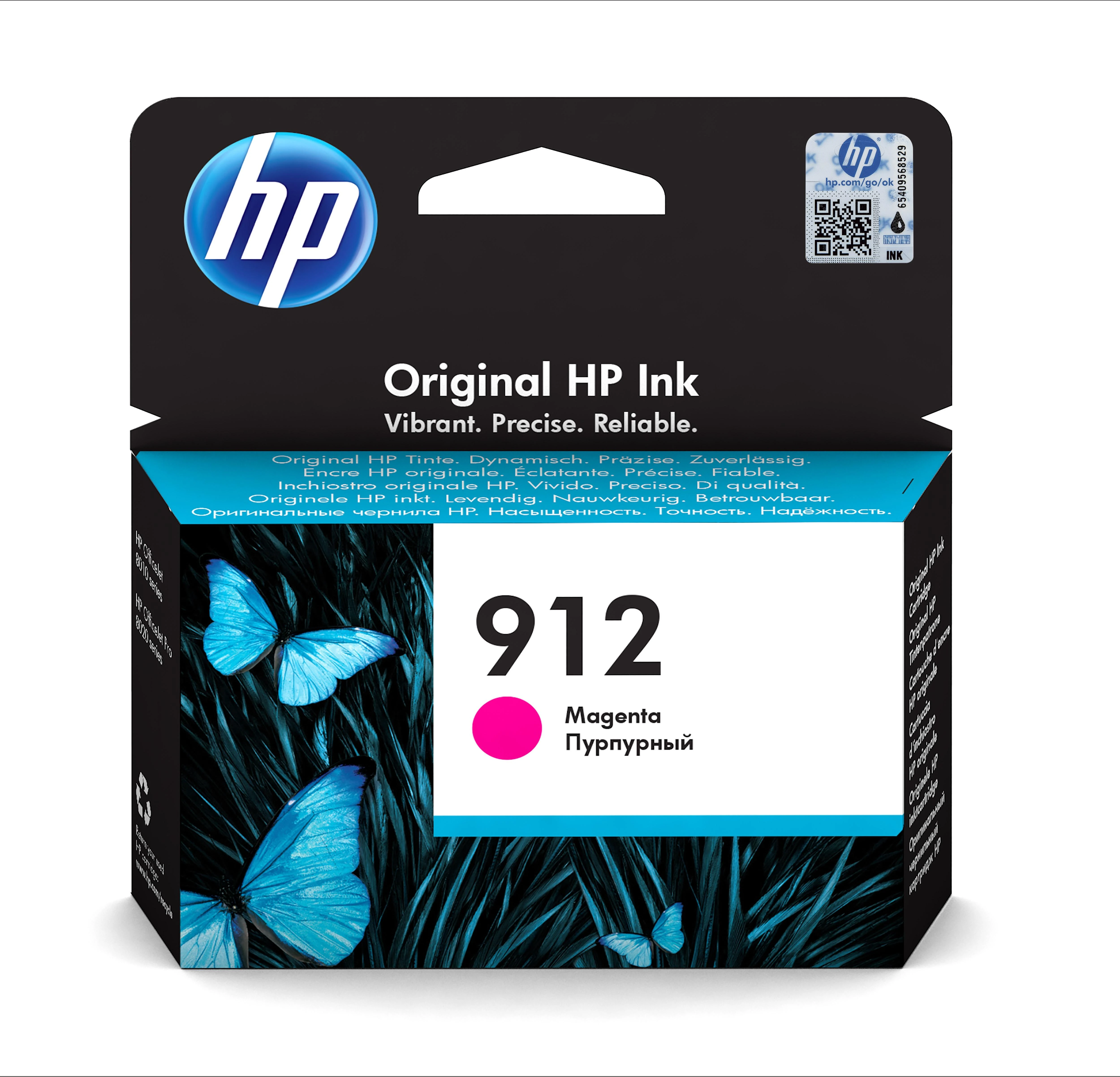 Hewlett Packard (HP) Instant HP 912 Magenta 3YL78AE momentinis rašalas