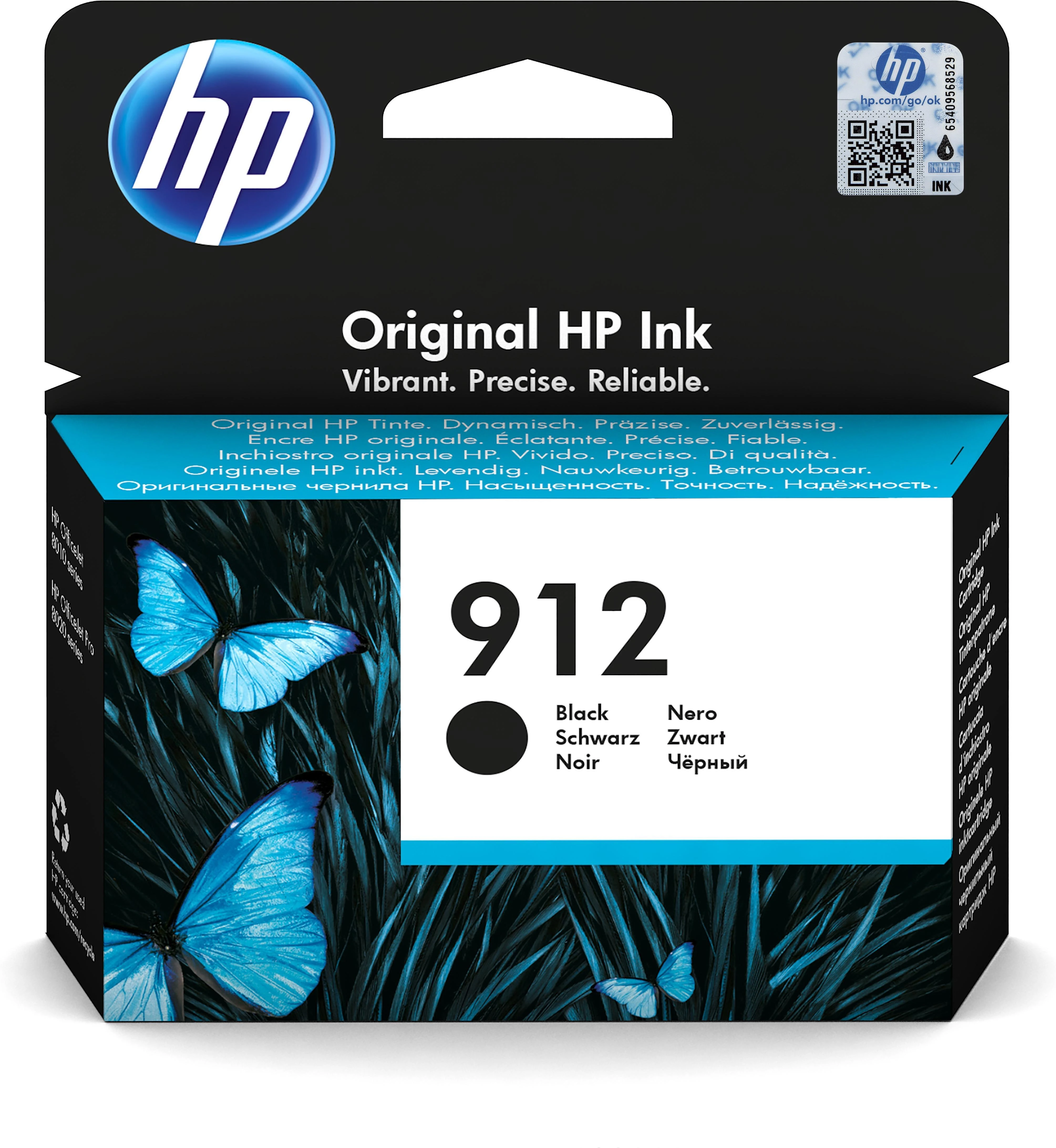 Hewlett Packard (HP) HP 912 juoda 3YL80AE instant ink
