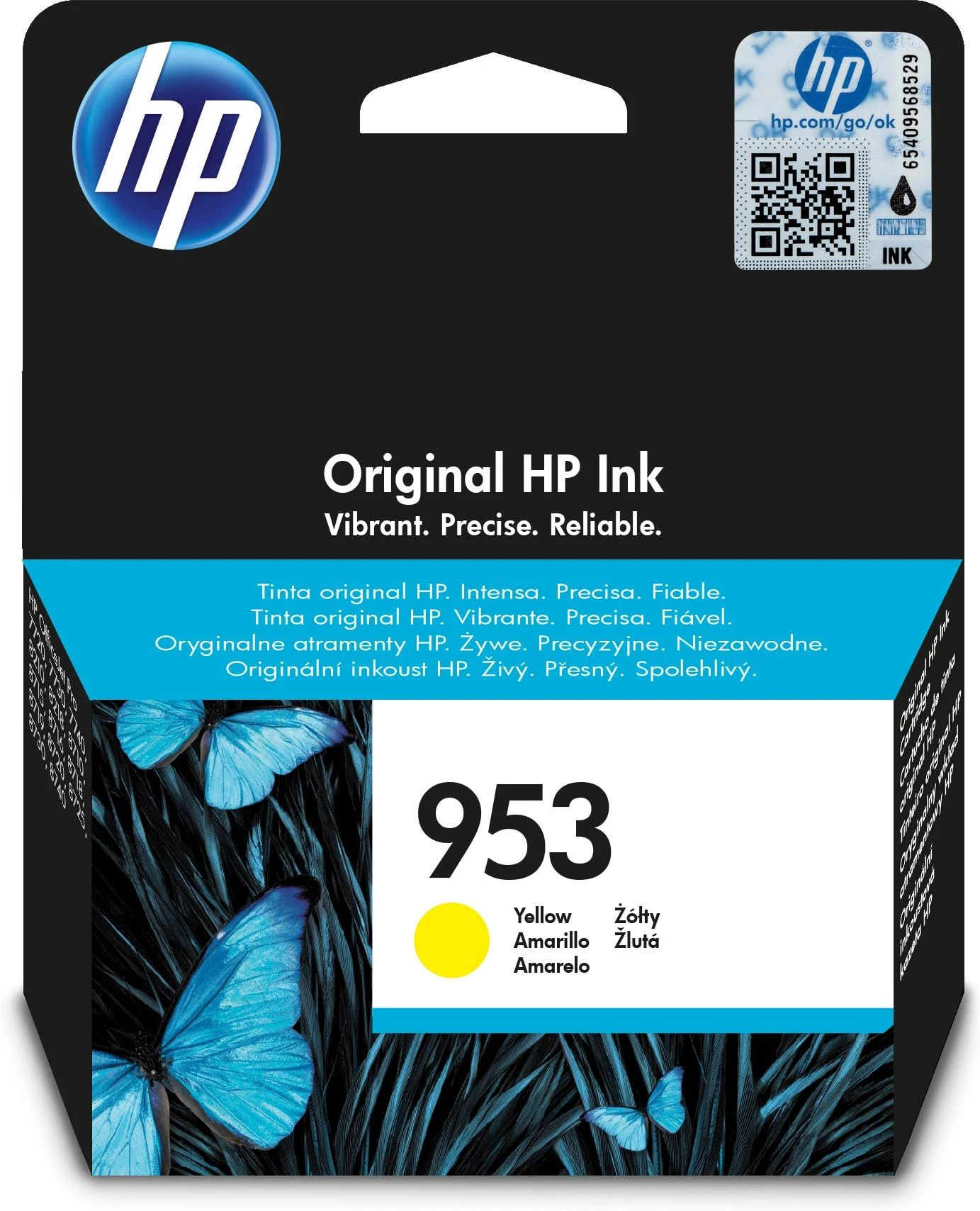 Hewlett Packard (HP) HP 953 geltona F6U14AE Instant Ink