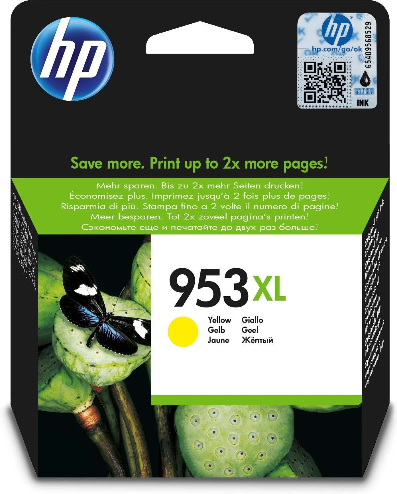 Hewlett Packard (HP) HP 953XL rašalo kasetė, geltona