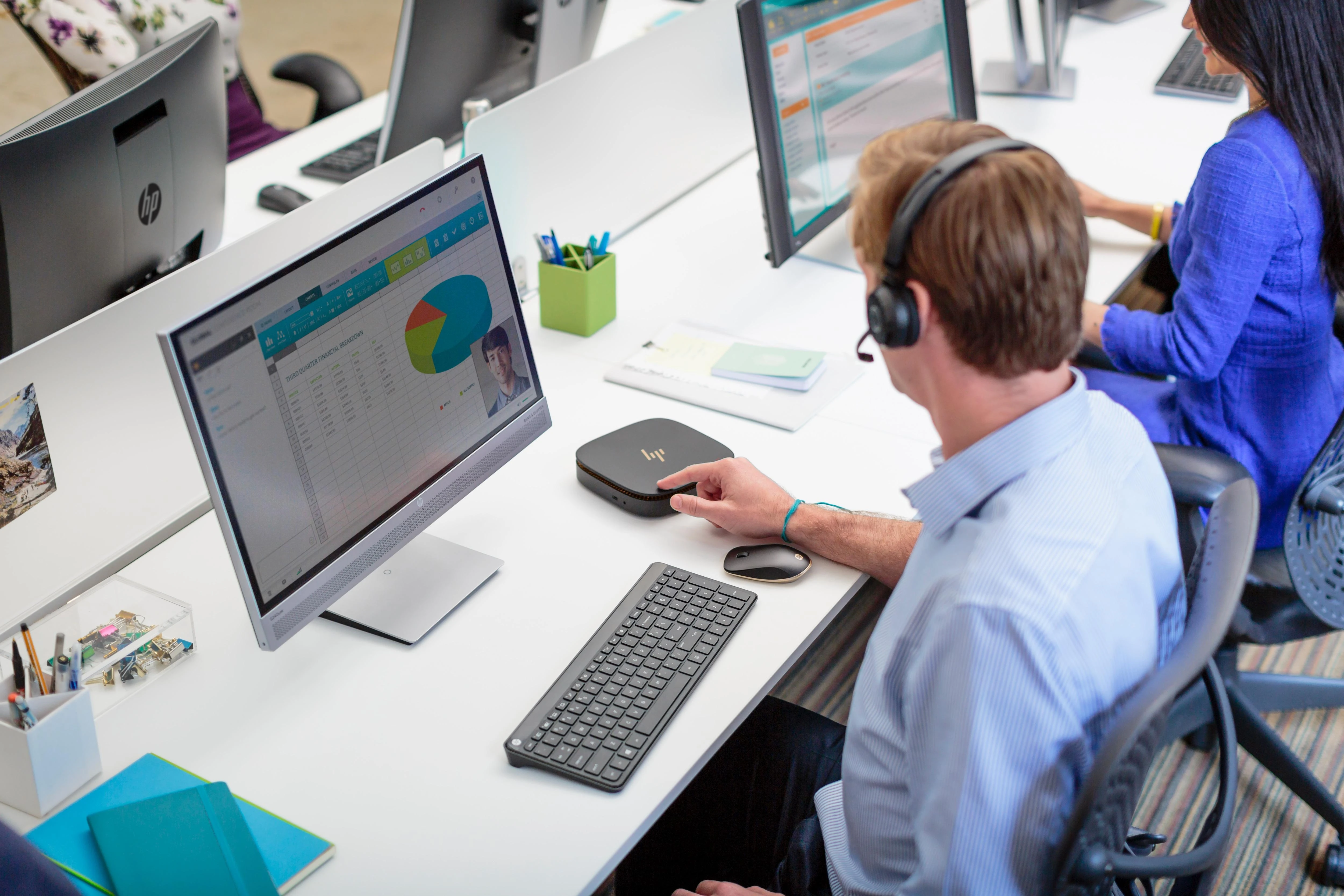 Hewlett Packard (HP) HP Z5000 Wireless Bluetooth Pelė - Baltas Sidabrinis