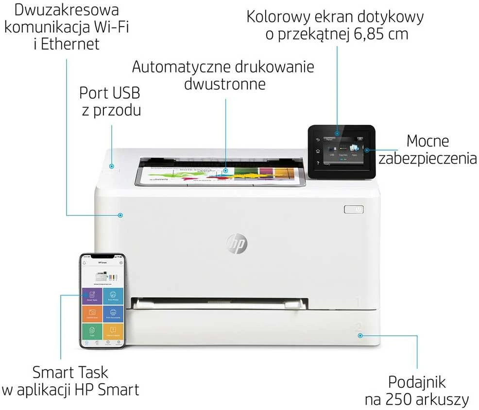 Spausdintuvas HP Color LaserJet Pro M255dw WiFi