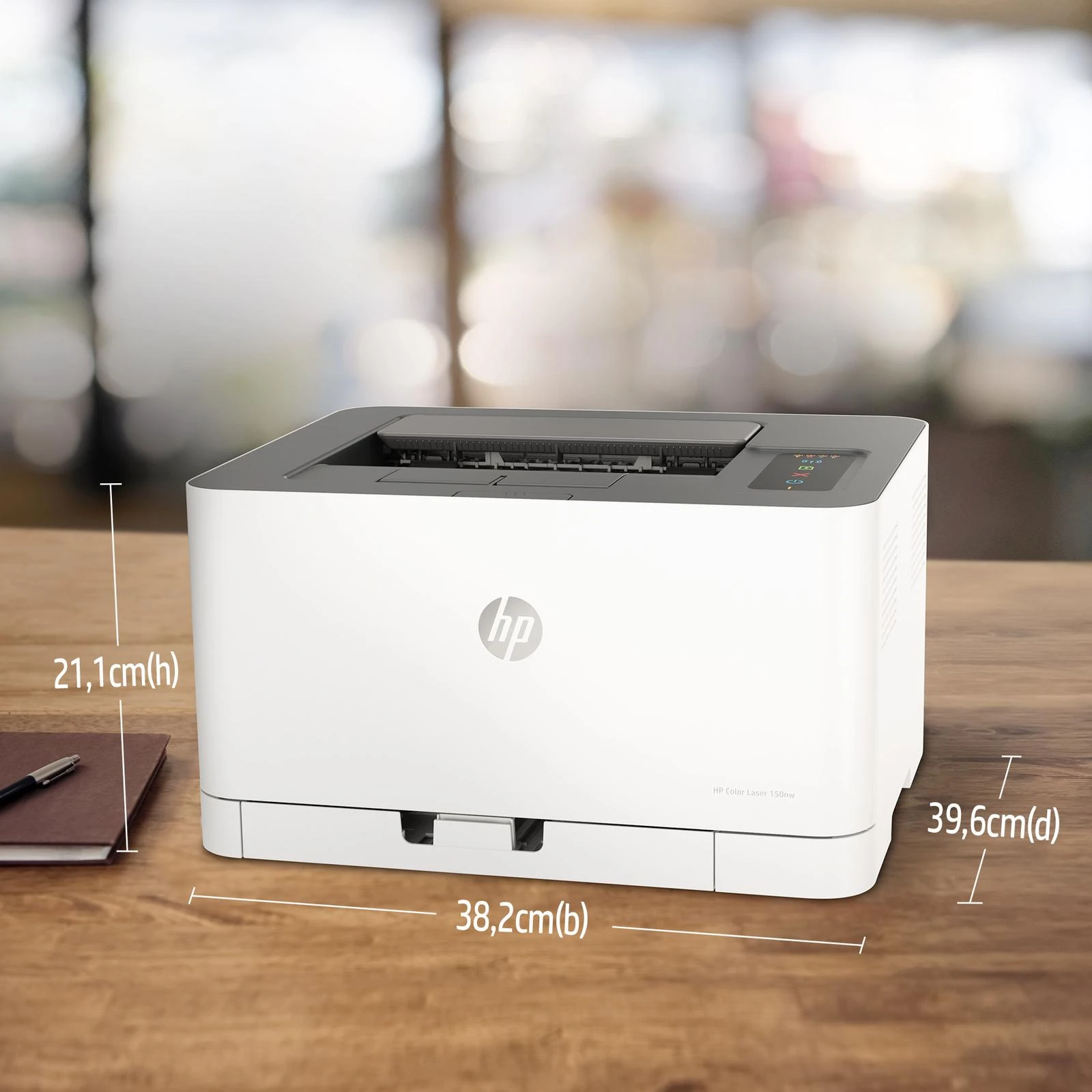 Hewlett Packard (HP) HP Color LaserJet 150nw Spausdintuvas - A4 Color lazerinis, Print, LAN, WiFi, 18ppm, 100-500 pages per month