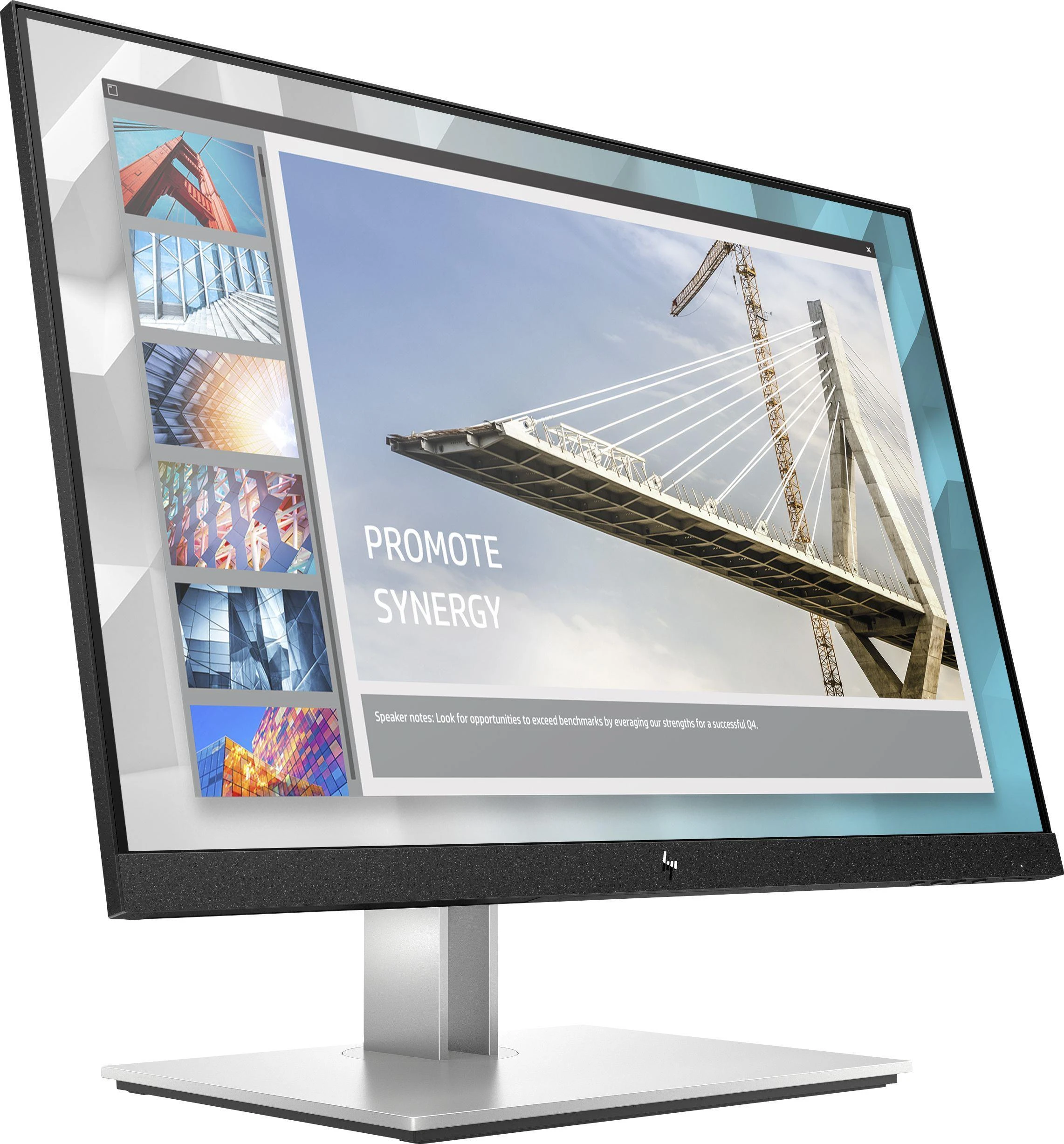 „Hewlett Packard“ (HP) „HP E24i G4 WUXGA“ monitorius – 24 colių, 1920 x 1200 WUXGA, 250 nitų, 60 Hz, AG, IPS, HDMI/VGA/DisplayPort, 4 USB-A, reguliuojamo aukščio / pakreipimo / pasukimo / sukimosi ašys, 3 metimai