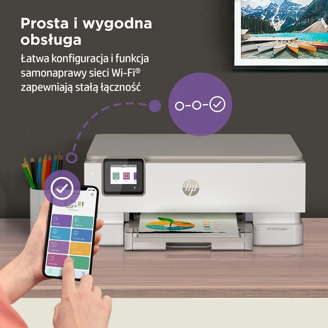 Hewlett Packard (HP) Spausdintuvas - HP ENVY Inspire 7220e Belaidis Visiškai Integruotas 4800x1200 DPI