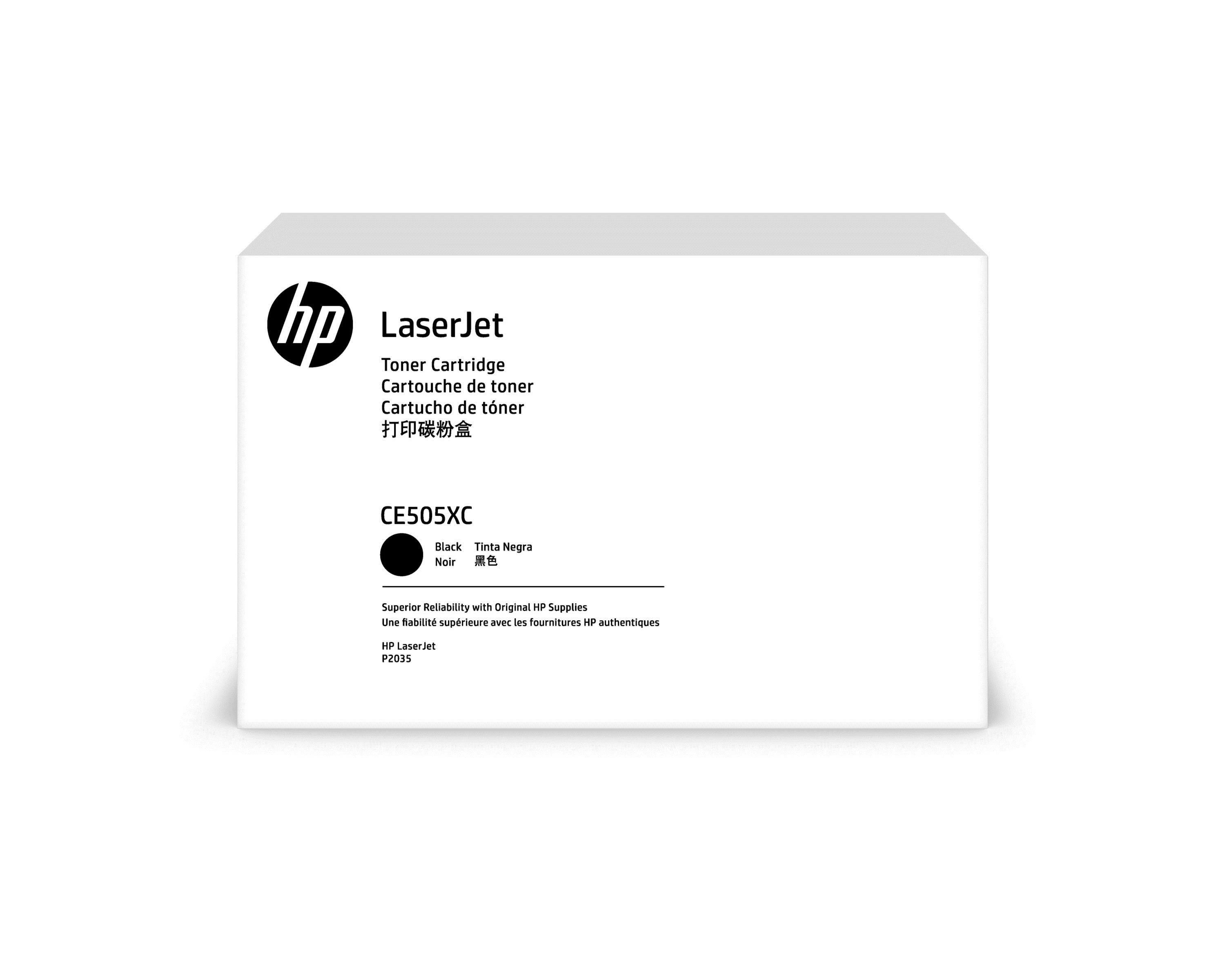 Hewlett Packard (HP) HP LaserJet CE505X Contract Juodas Print Cartridge Originalus Juoda 1 vnt