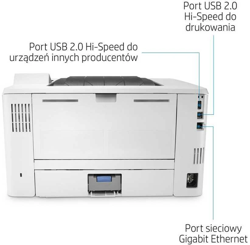 Hewlett Packard (HP) HP LaserJet Enterprise M406dn Spausdintuvas - A4 Mono lazerinis, Print, Auto-Duplex, LAN, 38ppm, 900-4800 pages per month