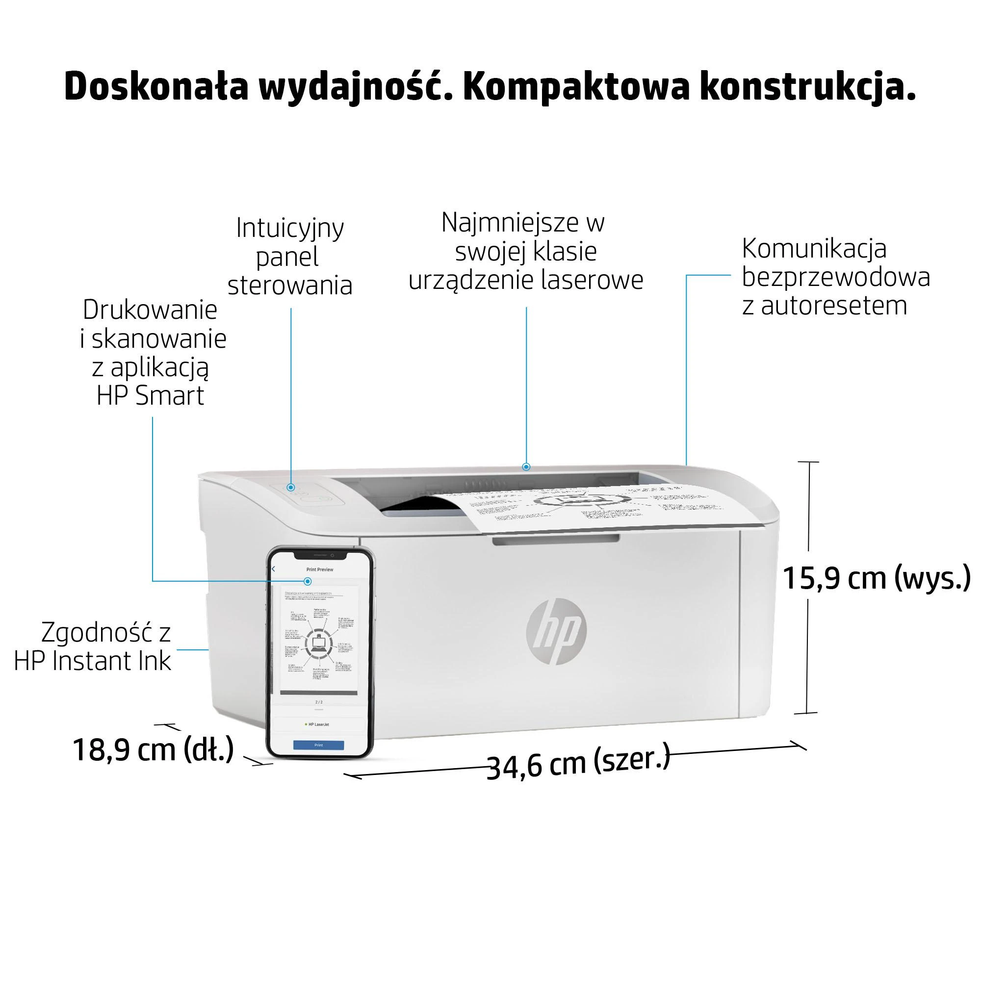Hewlett Packard (HP) HP LaserJet M110W spausdintuvas