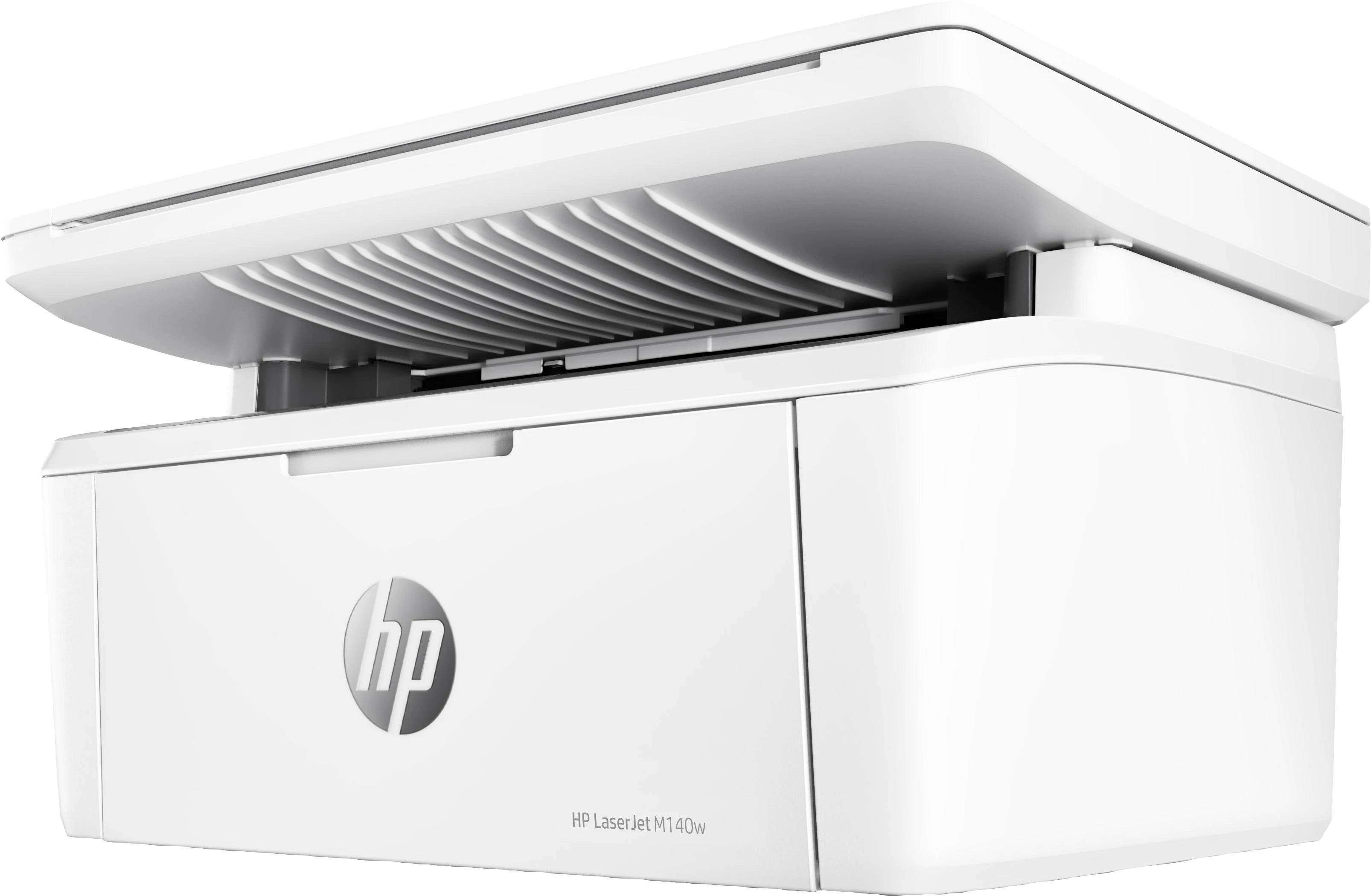 Daugiafunkcis lazerinis spausdintuvas HP LaserJet MFP M140w, spausdinimas / kopijavimas / skenavimas, nespalvotas, A4, 20 ppm, USB / Wi-Fi, baltas