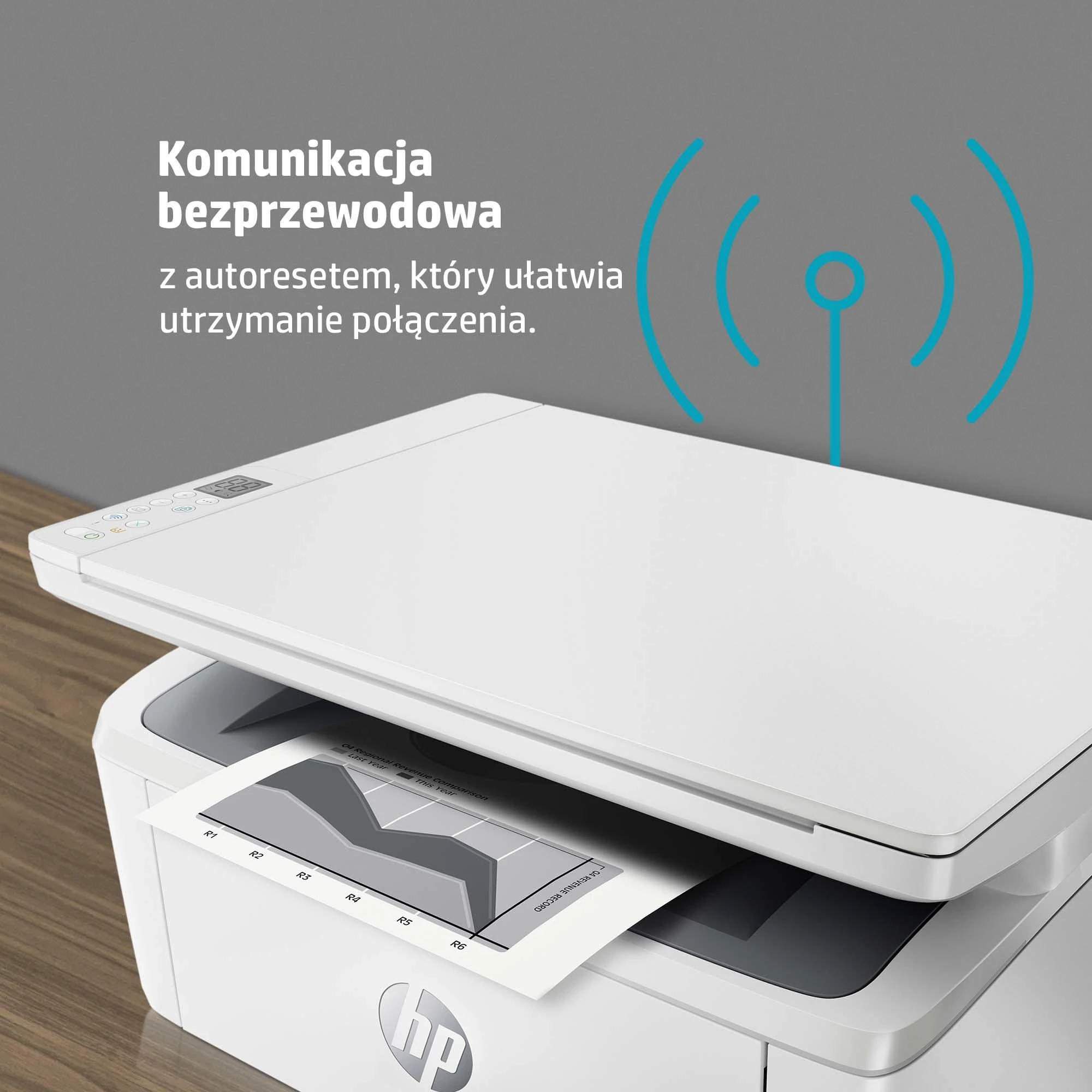 Daugiafunkcis lazerinis spausdintuvas HP LaserJet MFP M140w, spausdinimas / kopijavimas / skenavimas, nespalvotas, A4, 20 ppm, USB / Wi-Fi, baltas