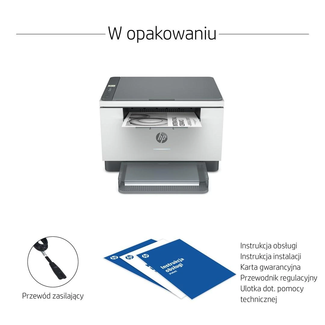 Hewlett Packard (HP) HP LaserJet MFP M234dw MFP Mono B/W lazeris Legali laikmena 29 psl/min kopija 29 ppm spausdinimas 150 lapų USB 2.0 LAN Wi-Fi šviesos bazaltas