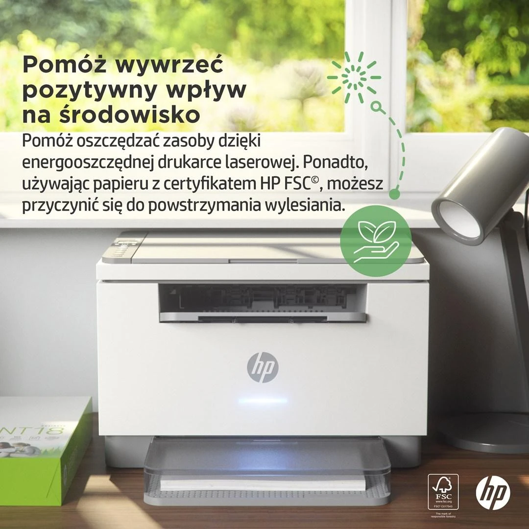 Hewlett Packard (HP) HP LaserJet MFP M234dw MFP Mono B/W lazeris Legali laikmena 29 psl/min kopija 29 ppm spausdinimas 150 lapų USB 2.0 LAN Wi-Fi šviesos bazaltas