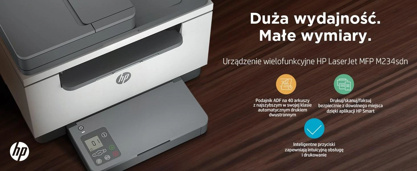 HP LaserJet MFP M234sdn Lazerinis spausdintuvas (6GX00F)
