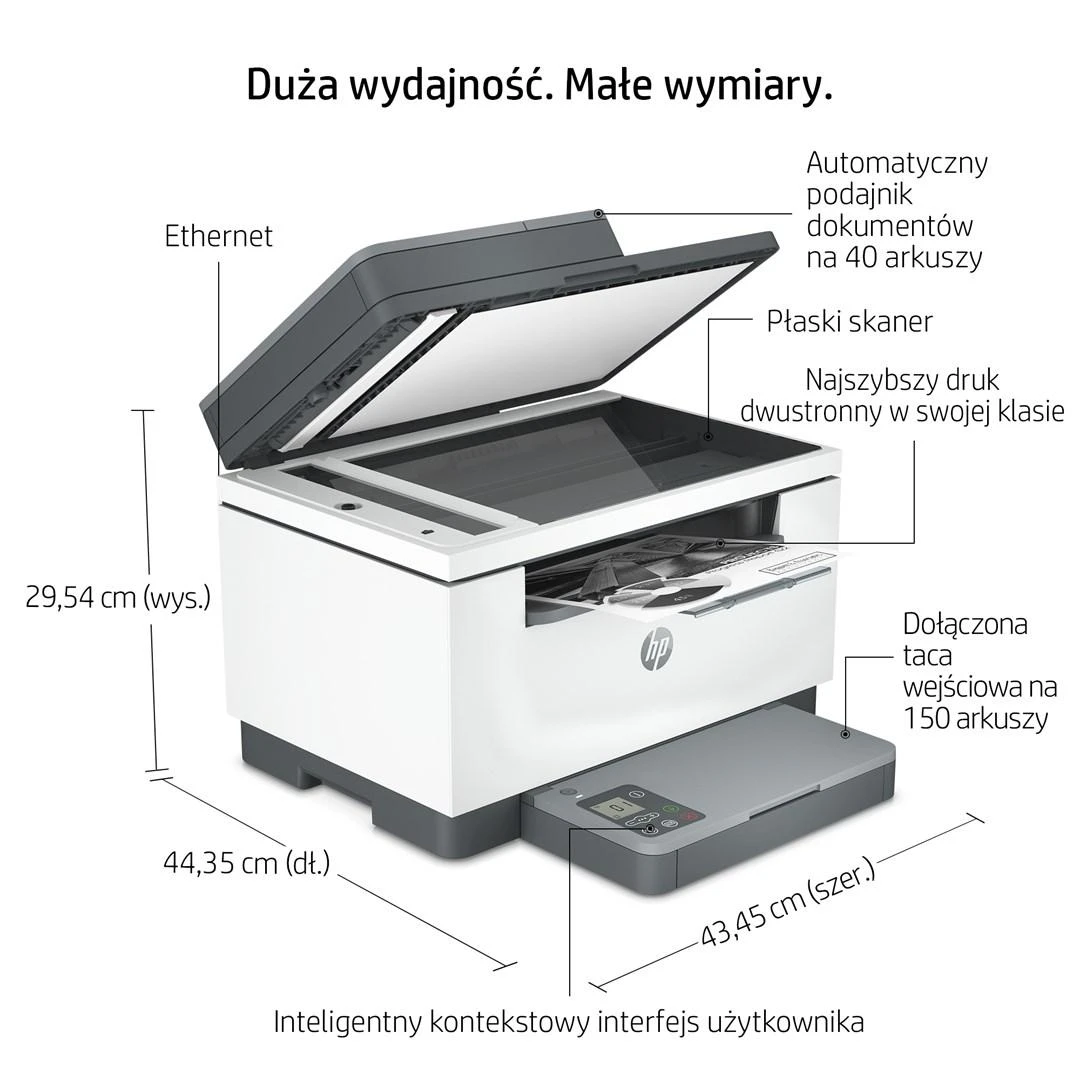 HP LaserJet MFP M234sdn Lazerinis spausdintuvas (6GX00F)