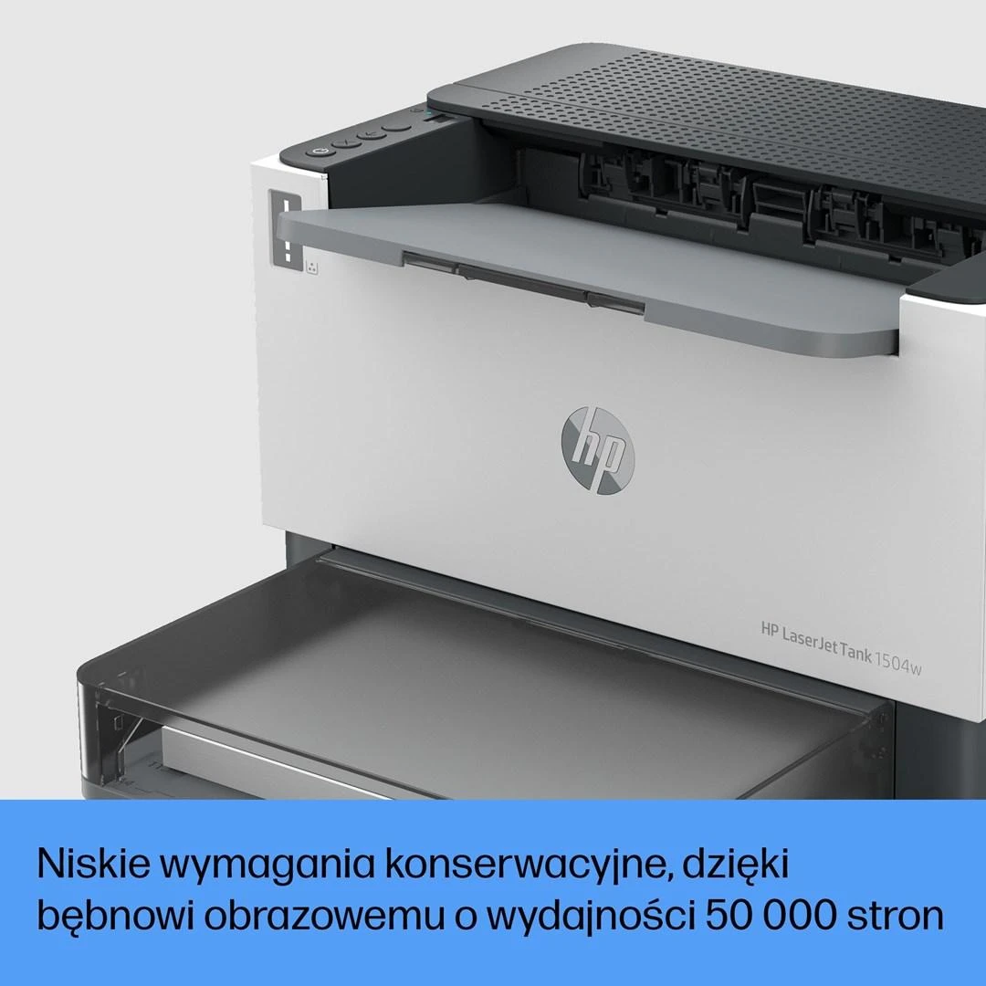 Hewlett Packard (HP) HP LaserJet Tank 1504w Spausdintuvas - A4 Mono lazerinis, Print, Wifi, 23ppm, 250-2500 pages per mėnesį (pakeičia Neverstop)