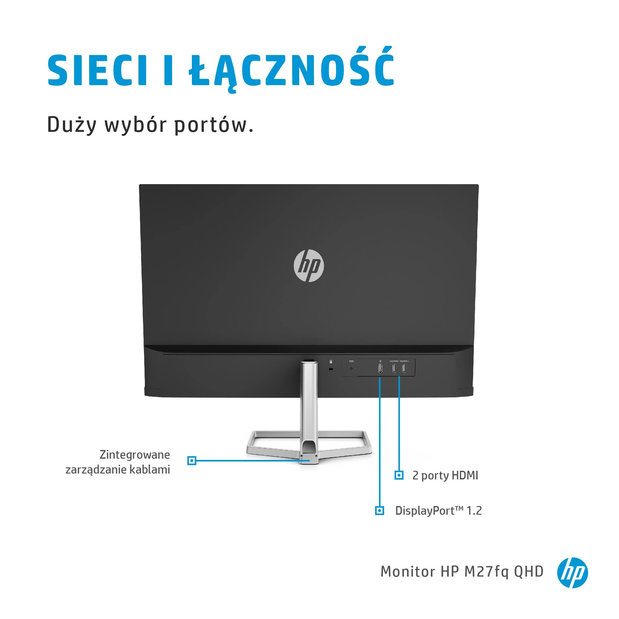Hewlett Packard (HP) Monitorius HP M27fq