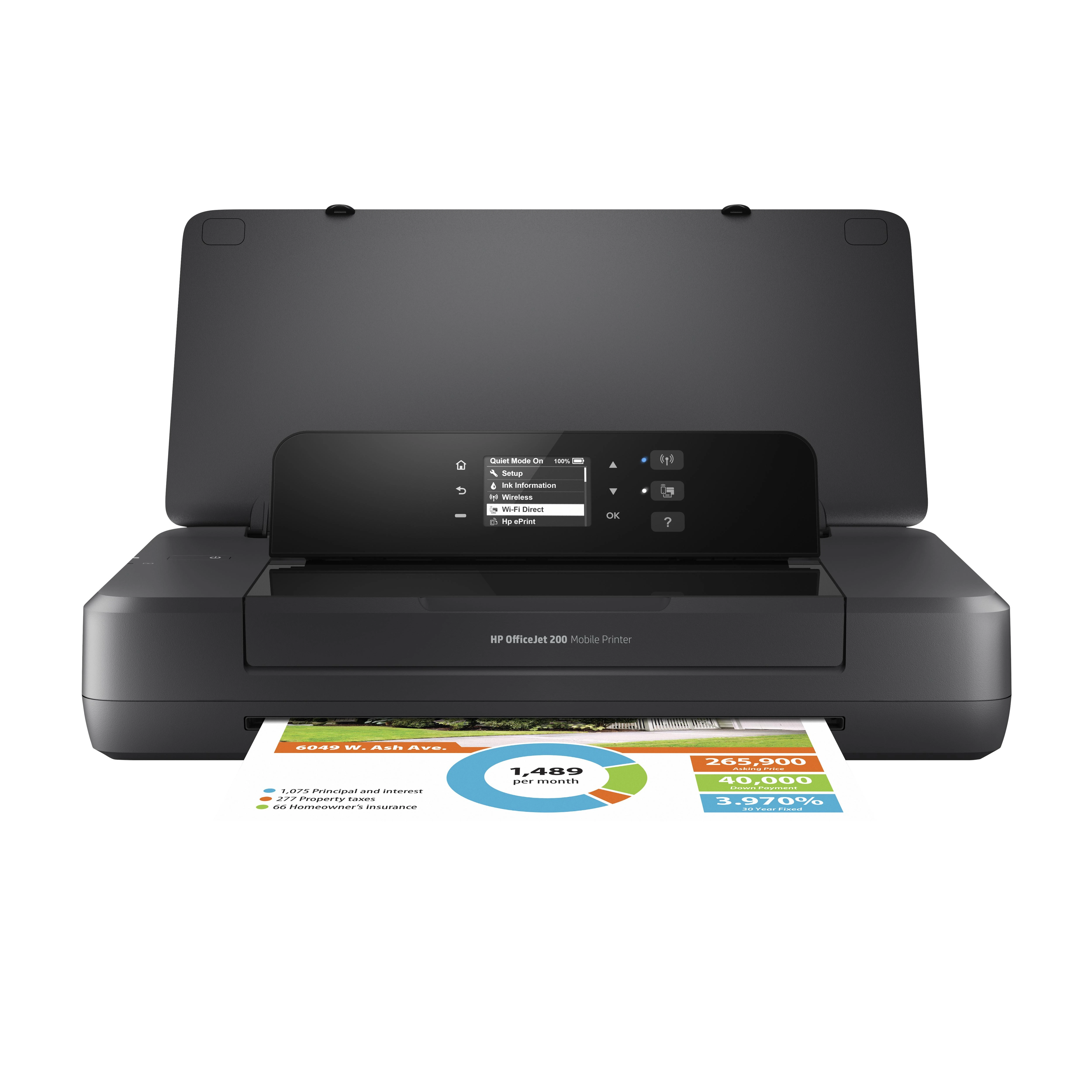 Hewlett Packard (HP) Spausdintuvas rašalinis HP OfficeJet 200 Mobile Spausdintuvas (CZ993A)