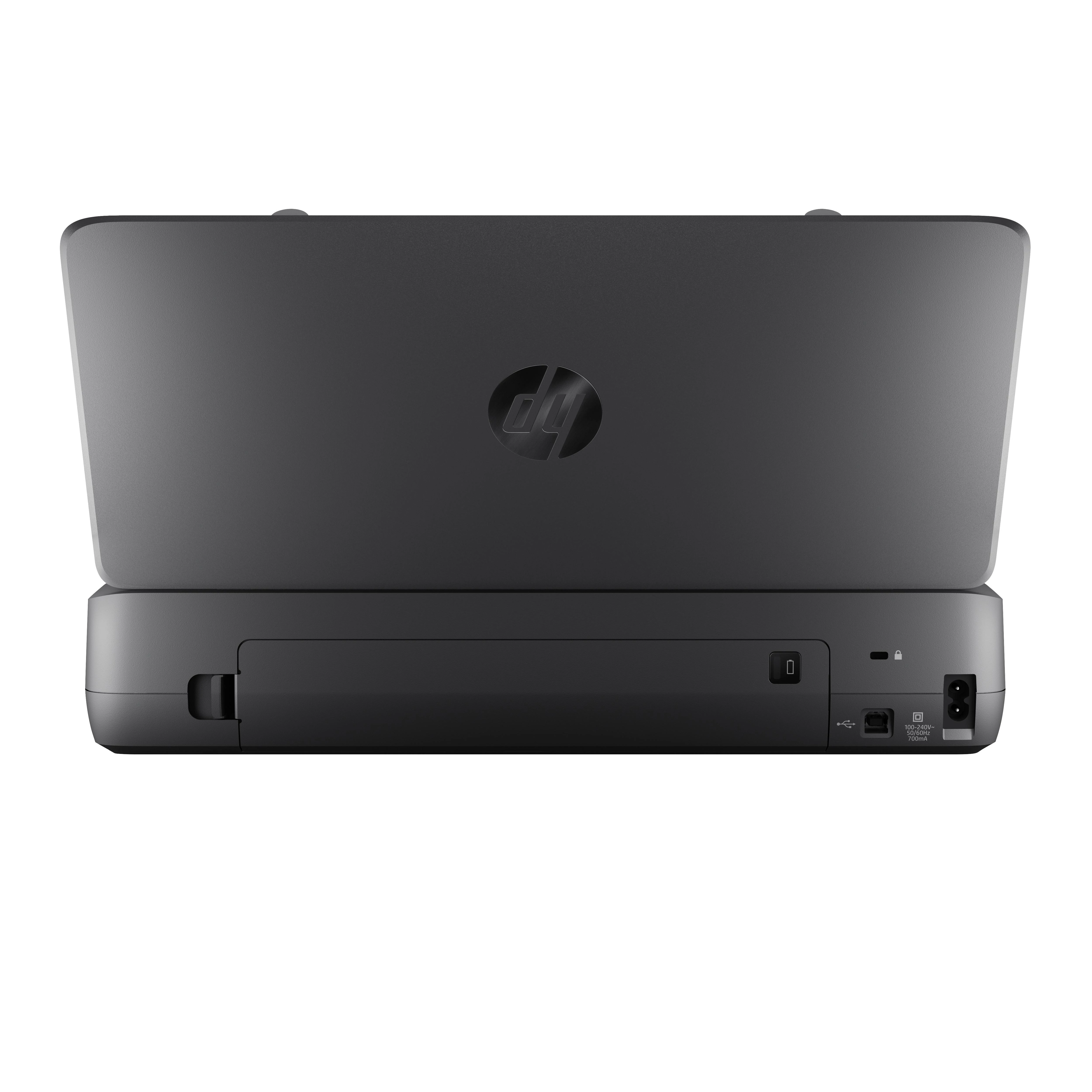 Hewlett Packard (HP) HP Officejet 200 Mobile Spausdintuvas spalvotas rašalinis A4 1200x1200 dpi 20 psl./min. nespalvotas 19 psl./min. spalvotas 50 lapų USB Wi-Fi