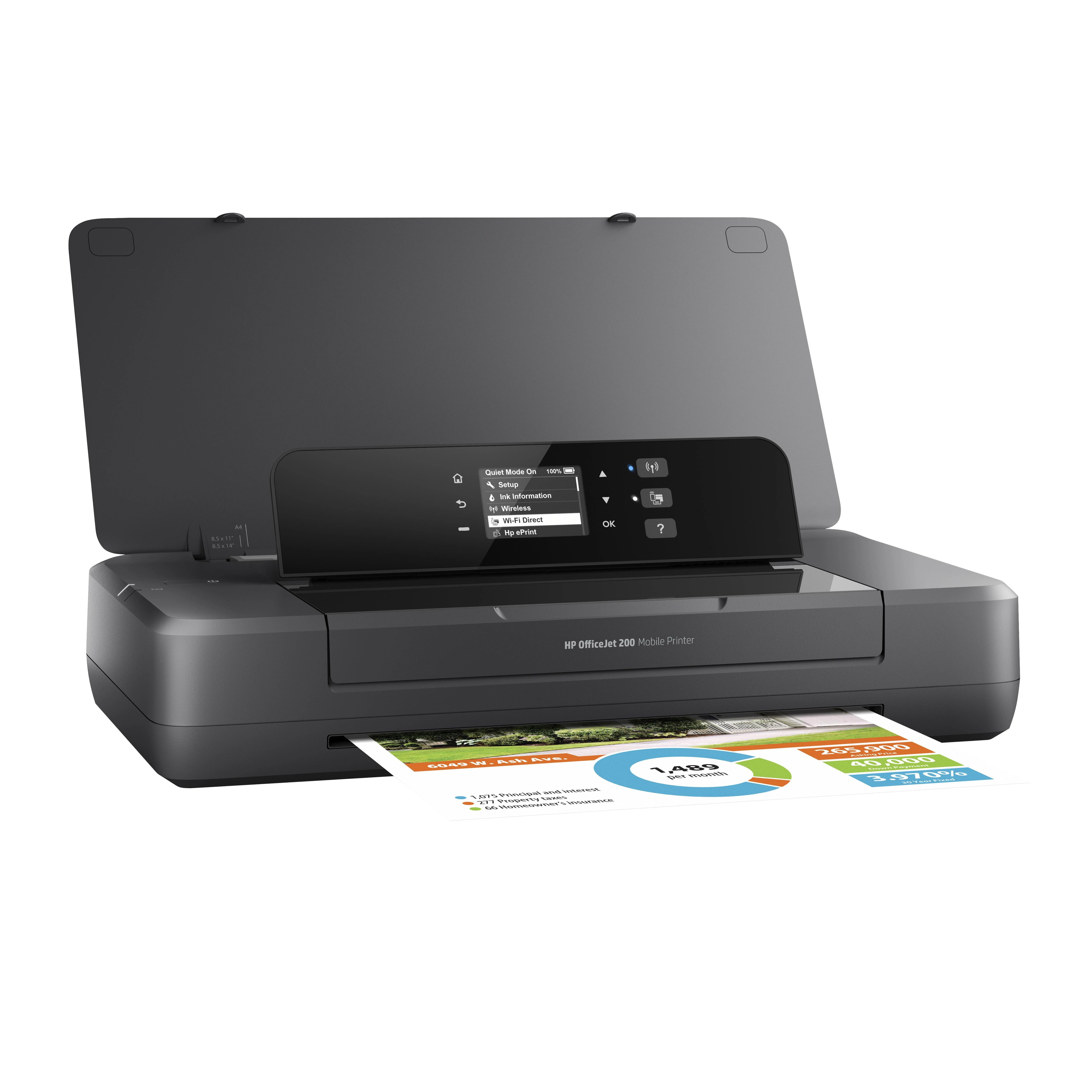 Hewlett Packard (HP) Spausdintuvas rašalinis HP OfficeJet 200 Mobile Spausdintuvas (CZ993A)