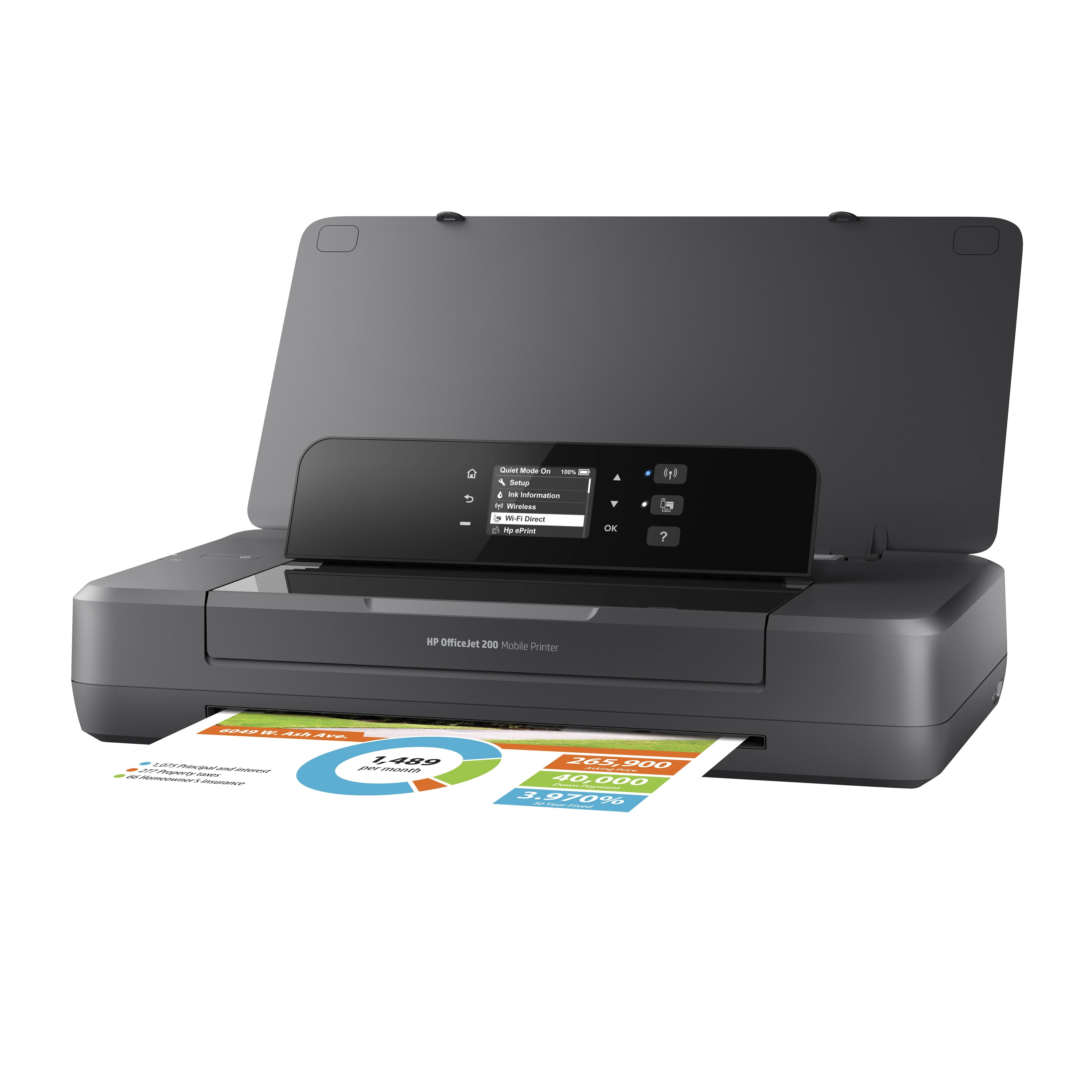 Hewlett Packard (HP) Spausdintuvas rašalinis HP OfficeJet 200 Mobile Spausdintuvas (CZ993A)
