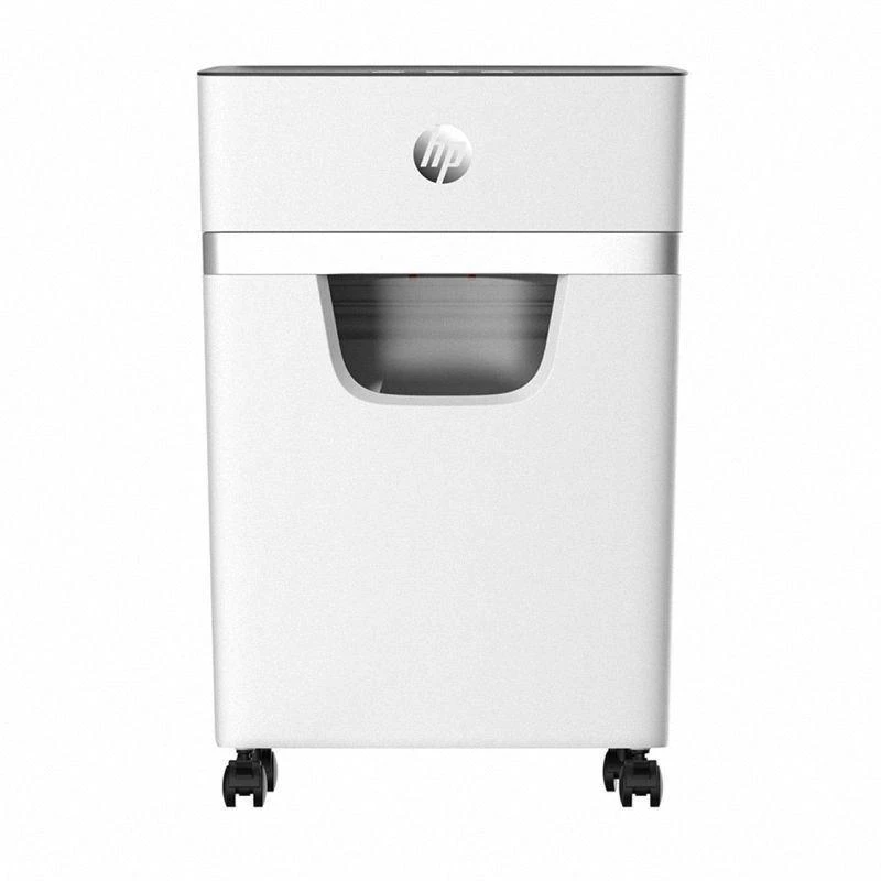 Popieriaus Smulkintuvas - HP Oneshred 10MC, Mikro Pjaustymas, P-5, 10 Kortelių, 20 L, Šviesiai Pilkas