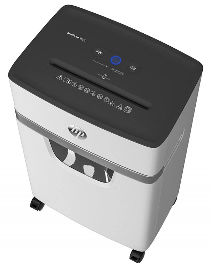 Popieriaus Smulkintuvas - HP Oneshred 15CC 20L Smulkinimas Itin Mažais Gabalėliais