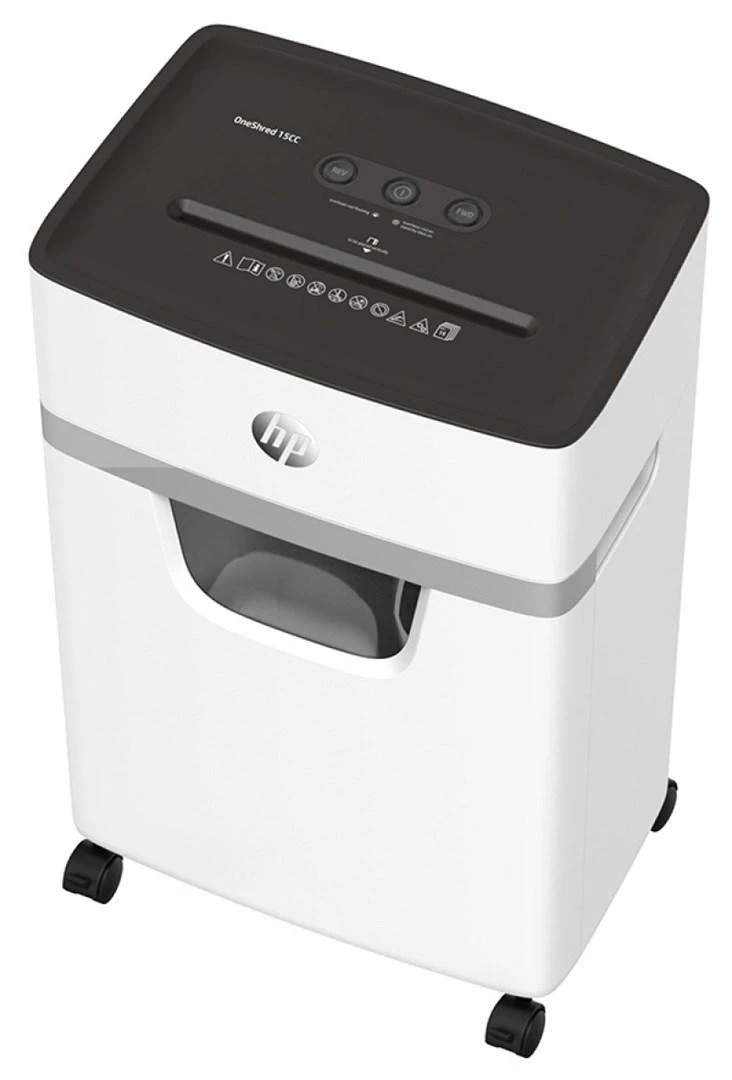 Popieriaus Smulkintuvas - HP Oneshred 15CC 20L Smulkinimas Itin Mažais Gabalėliais