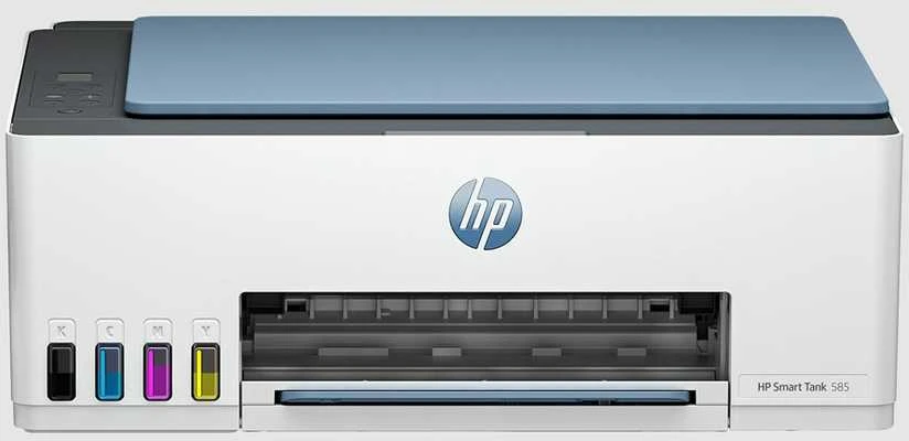 Hewlett Packard (HP) Spausdintuvas - HP Smart Tank 585, Terminis Rašalinis, A4, 4800 x 1200 DPI, 12 ppm, „Wi-Fi“