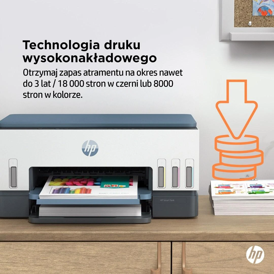 Hewlett Packard (HP) Daugiafunkcis Spausdintuvas - HP Smart Tank 675 A4 4800x1200 DPI 12ppm Wi-Fi