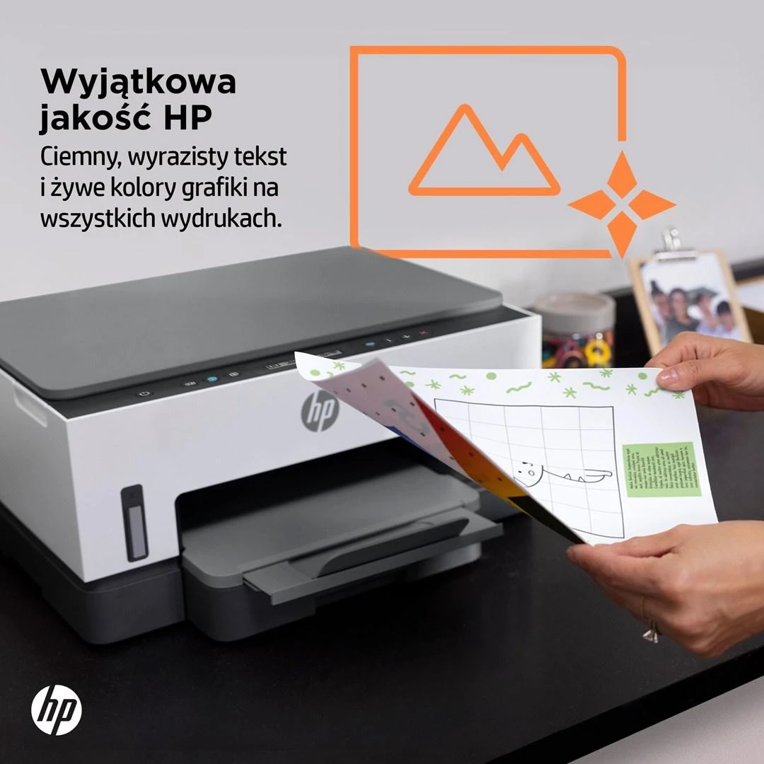 Hewlett Packard (HP) HP Smart Tank 720 AIO daugiafunkcis spausdintuvas Spausdintuvas - A4 spalvotas rašalinis, spausdinimas / kopijavimas / nuskaitymas, automatinis dvipusis spausdinimas, WiFi, 15 psl./min., 400–800 puslapių per mėnesį