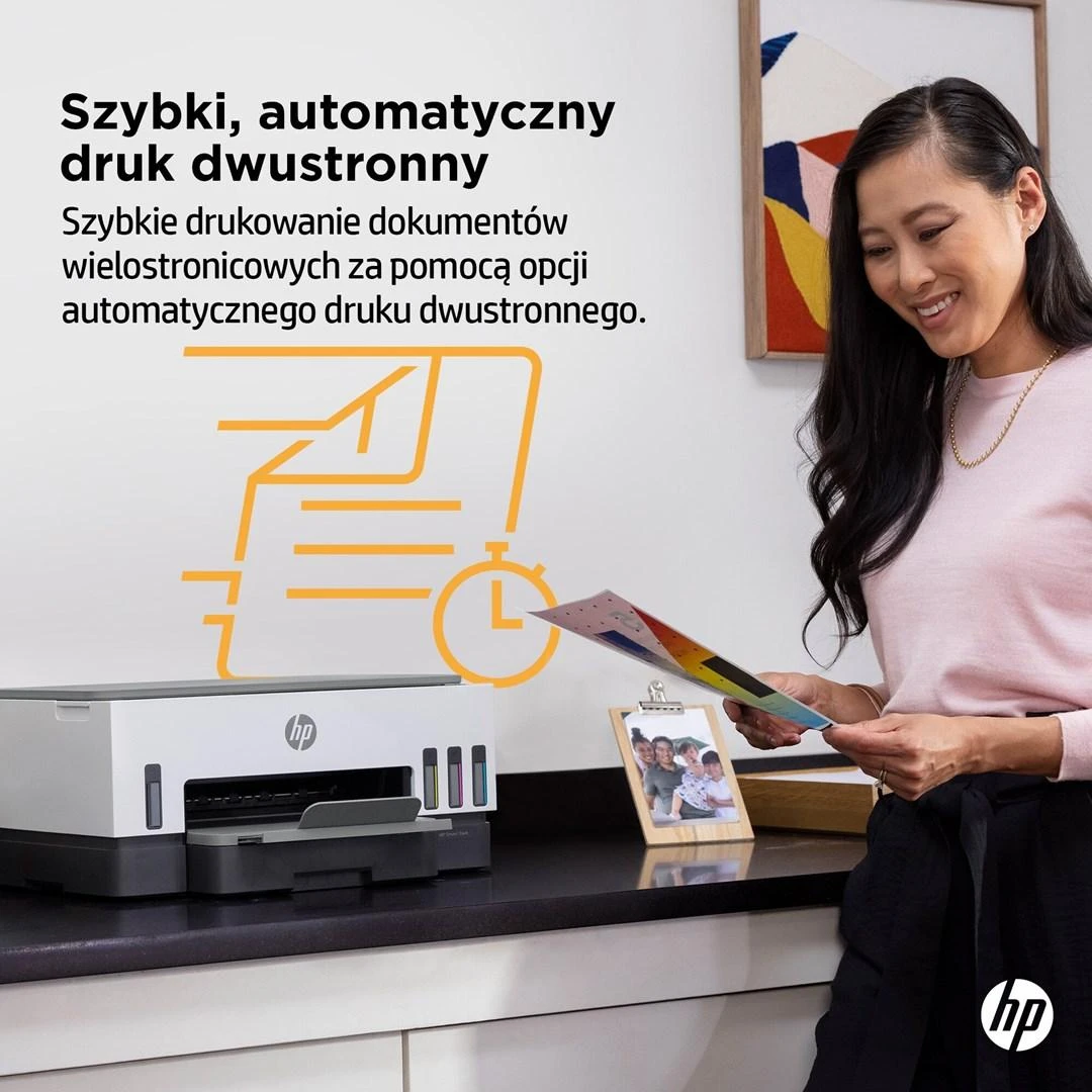 Hewlett Packard (HP) HP Smart Tank 720 AIO daugiafunkcis spausdintuvas Spausdintuvas - A4 spalvotas rašalinis, spausdinimas / kopijavimas / nuskaitymas, automatinis dvipusis spausdinimas, WiFi, 15 psl./min., 400–800 puslapių per mėnesį
