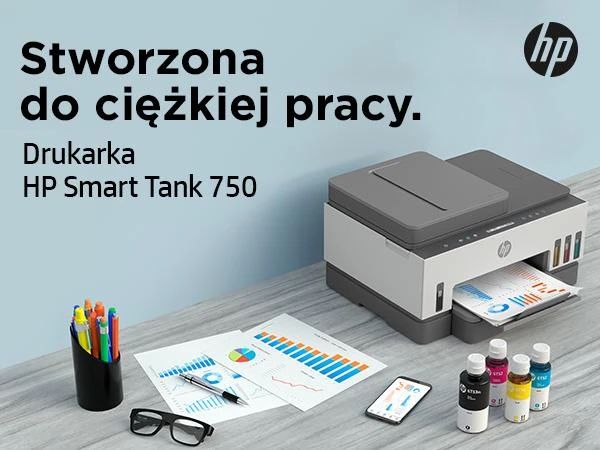 Hewlett Packard (HP) HP Smart Tank 750 AIO daugiafunkcis spausdintuvas Spausdintuvas - A4 spalvotas rašalinis, spausdinimas / kopijavimas / nuskaitymas, automatinis dvipusis spausdinimas, WiFi, 15 psl./min., 400–800 puslapių per mėnesį