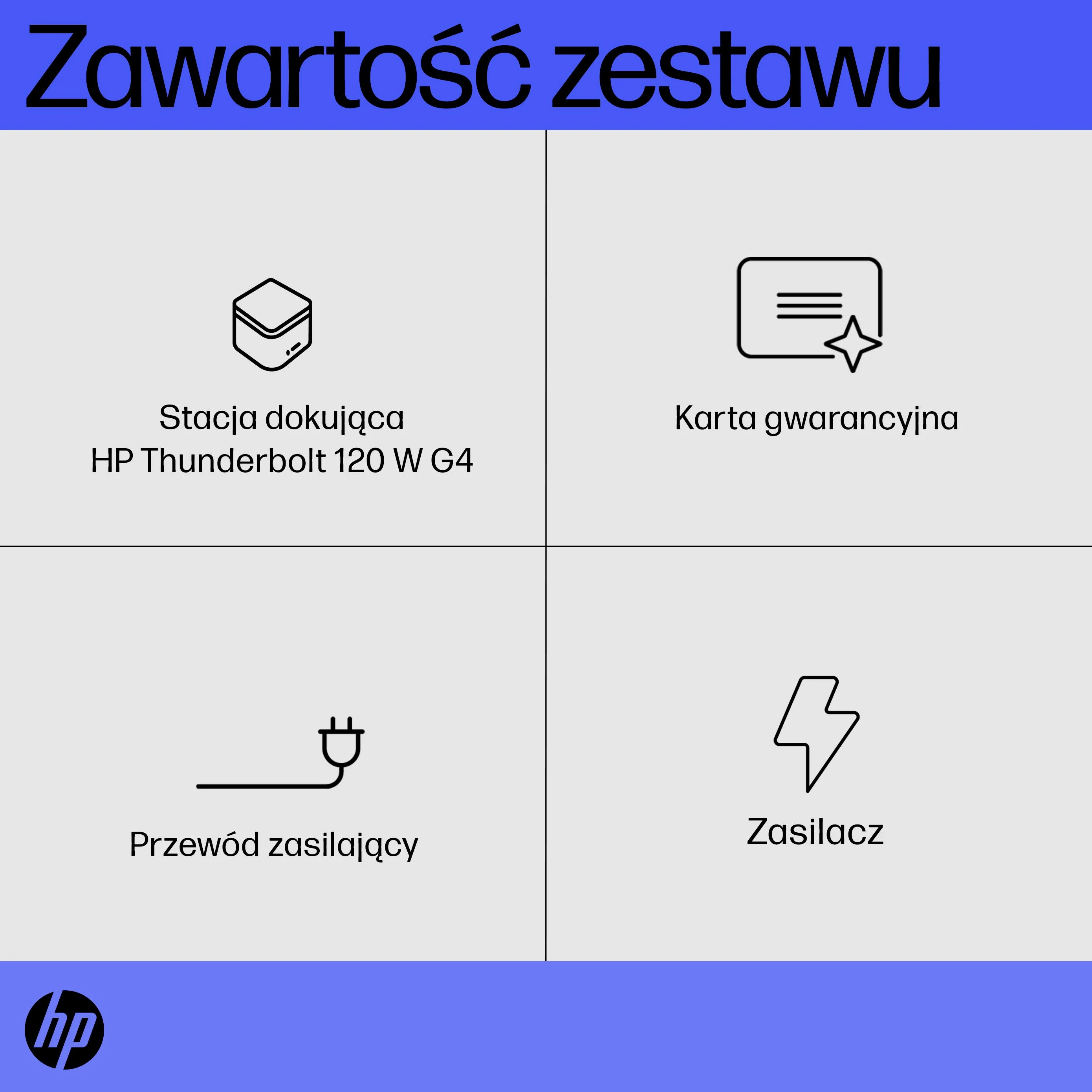 Prijungimo stotelė HP Thunderbolt Dock 120W G4 (4J0A2AA)