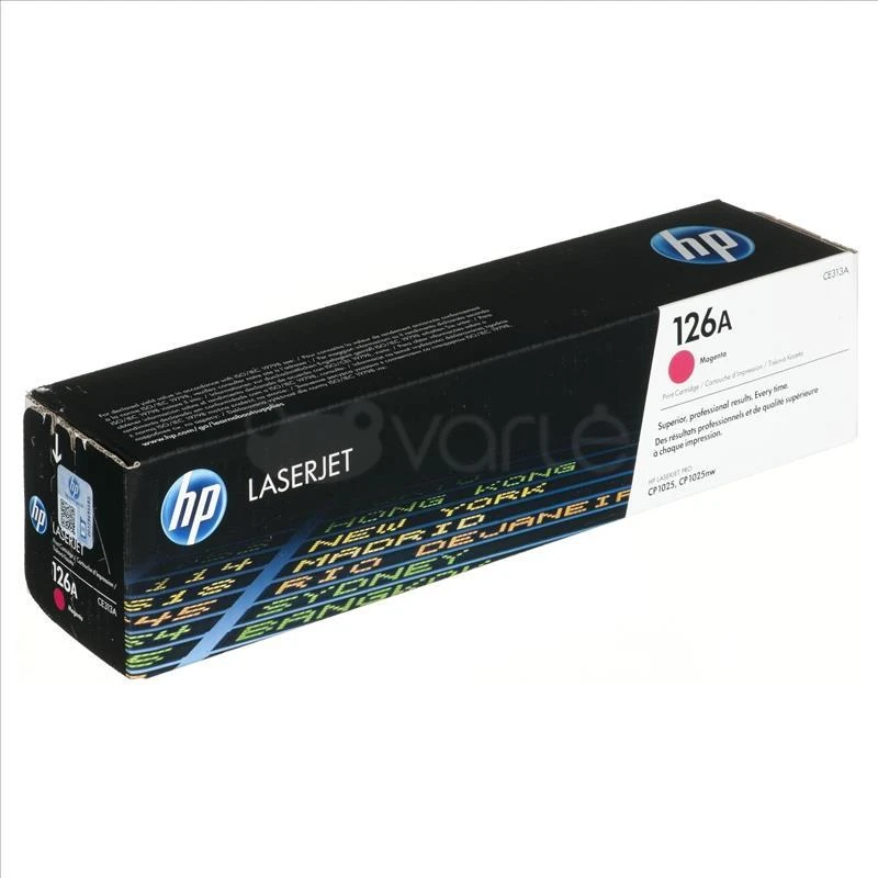 Hewlett Packard (HP) HP 126A purpurinė tonerio kasetė, 1000 puslapių, skirta „Color LaserJet CP1025“, „Pro 100“, „Pro 200“, „M275“ serijoms