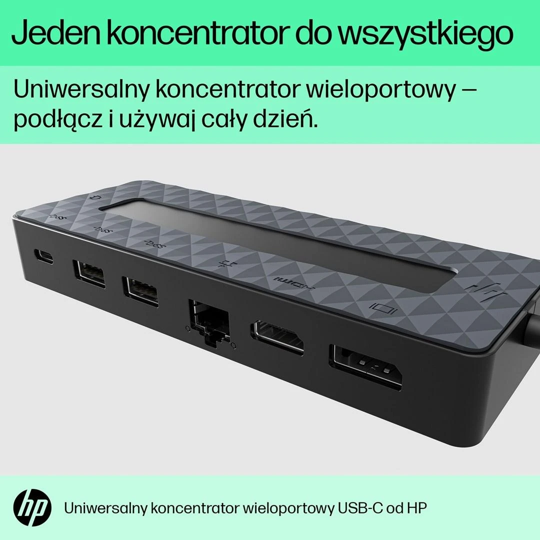 Hewlett Packard (HP) HP universalus USB-C kelių prievadų šakotuvas (mažmeninė prekyba)