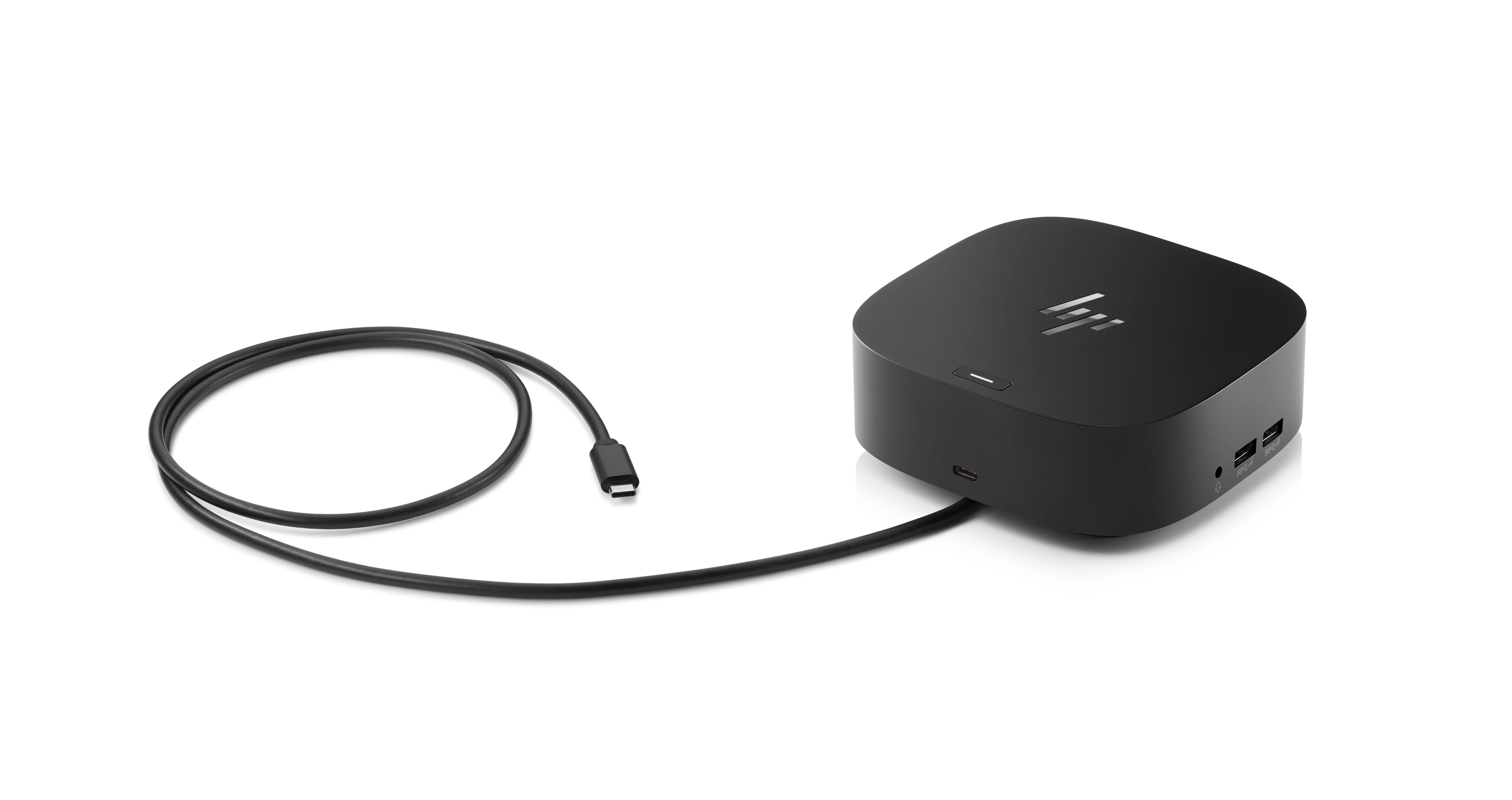 Hewlett Packard (HP) HP USB-C dokas G5 120 W – 4 x USB 3.0, 1 x USB-C (15 W), 2 x DisplayPort 1.4, 1 x HDMI 2.0, 1 x RJ-45, 1 x kombinuotas garso lizdas