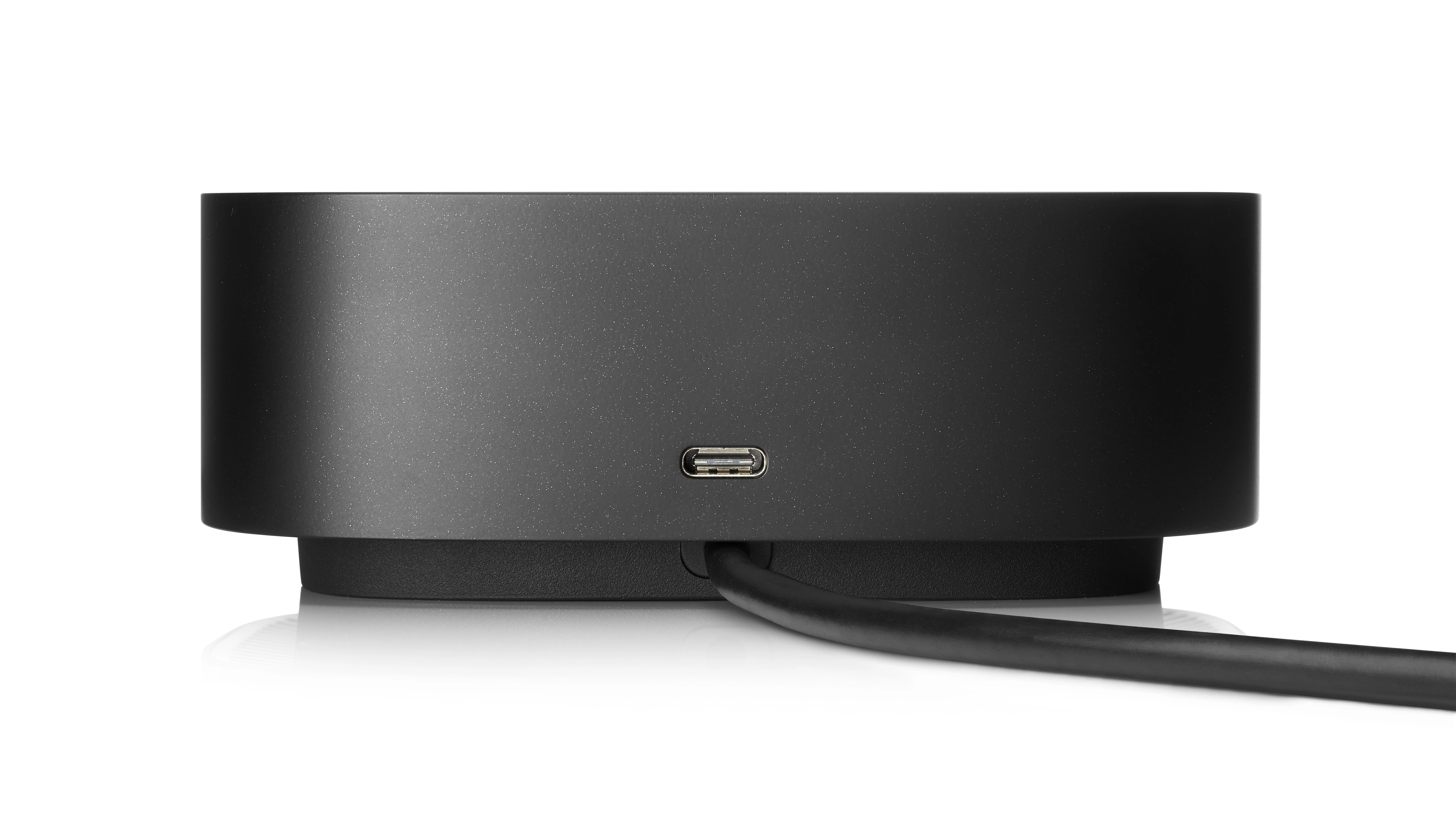 Hewlett Packard (HP) HP USB-C dokas G5 120 W – 4 x USB 3.0, 1 x USB-C (15 W), 2 x DisplayPort 1.4, 1 x HDMI 2.0, 1 x RJ-45, 1 x kombinuotas garso lizdas