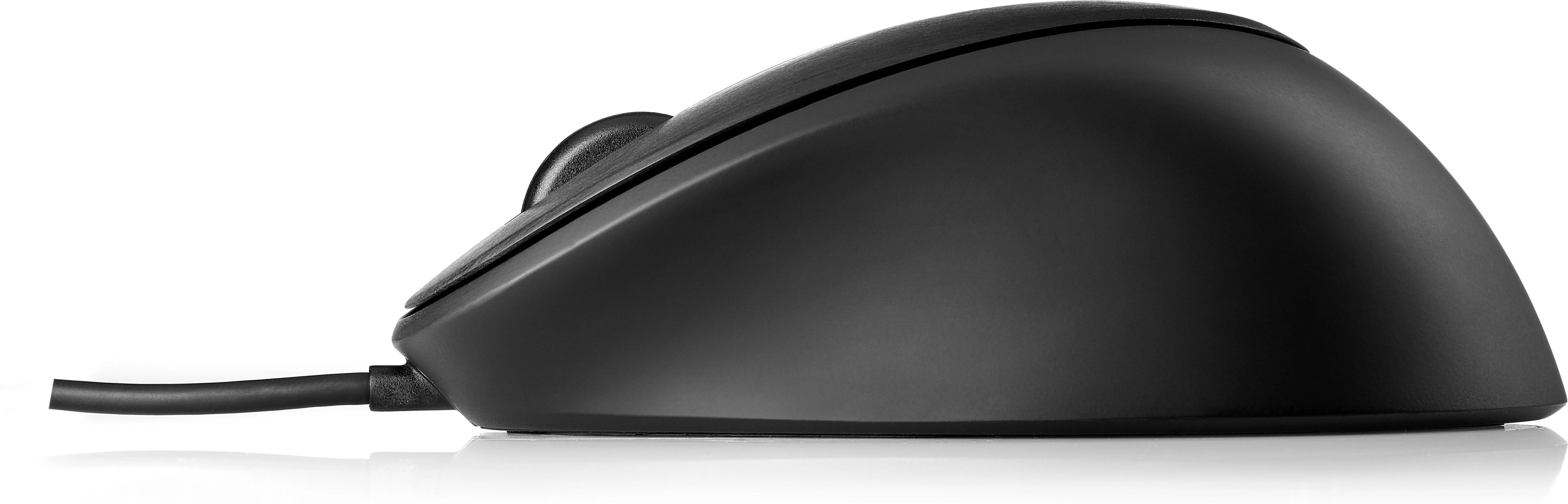 Hewlett Packard (HP) HP USB su laidu Fingerprint Pelė - Juodas