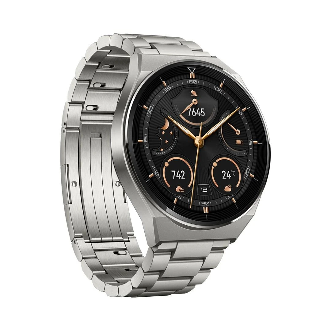 Išmanusis laikrodis Huawei Watch GT 3 Pro, Sidabrinės spalvos korpusas ir dirželis