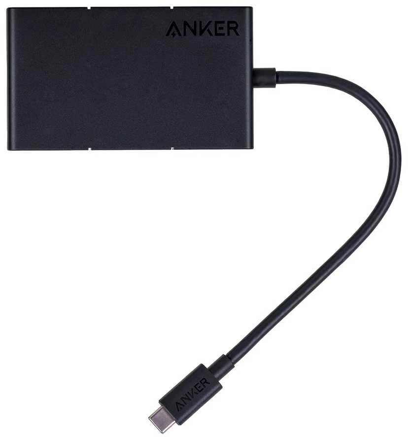 Anker 332 Wired USB 3.2 Gen 1 (3.1 Gen 1) Type-C Juodas