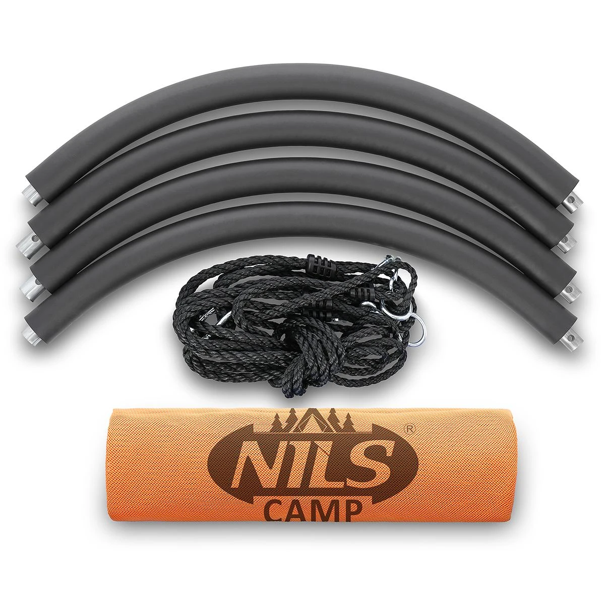 Lėkštės formos sūpynės Nils Camp NB5034, oranžinės
