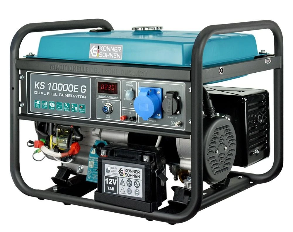 Könner & Söhnen hibridinis (benzinas/LPG) generatorius KS 10000E G