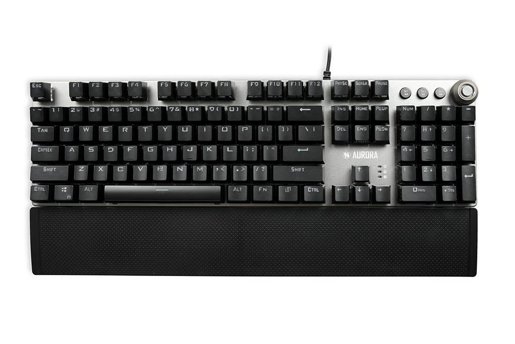 Mechaninė žaidimų klaviatūra IBOX AURORA K-4 IKGMK4, su pašvietimu, US išdėstymas, KRGD Red Switch