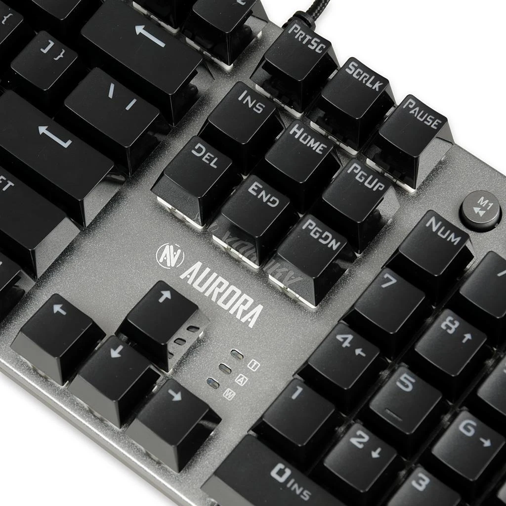 Mechaninė žaidimų klaviatūra IBOX AURORA K-4 IKGMK4, su pašvietimu, US išdėstymas, KRGD Red Switch