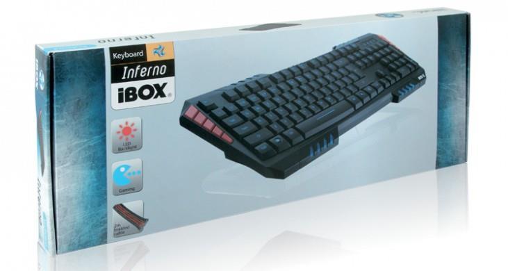 IBOX Inferno Klaviatūra su laidu su pašvietimu Macro USB